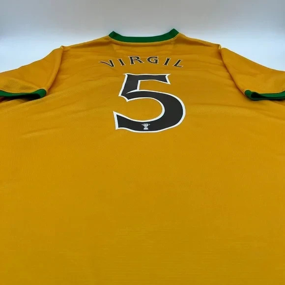 Virgil Van Dijk #5 Celtic 2013/2014 Away ORIGINAL Nike Rare Soccer Jersey (XL)