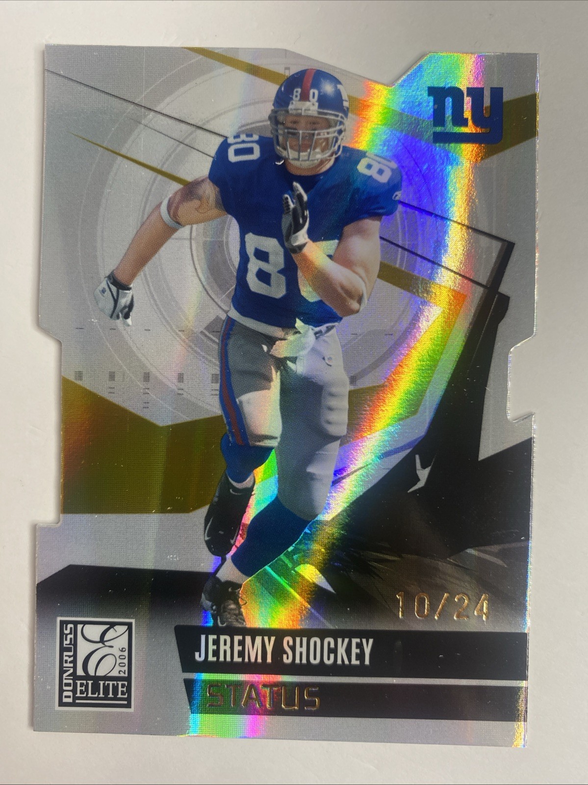 2006 Donruss Elite Status Die-Cut #10/24 Jeremy Shockey #65 CRAZY RARE!!!