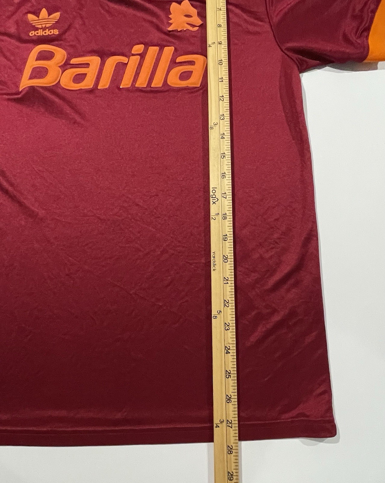 ROMA Jersey Size LARGE 1992 1993 HOME Shirt Soccer Football Italy Serie A