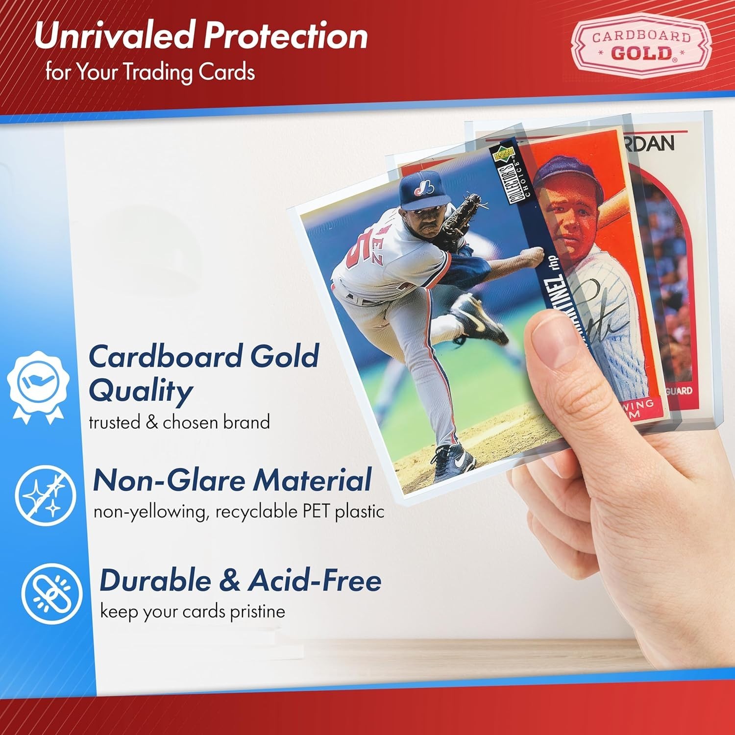 35pt Clear Toploaders for Trading Cards – 1000 Pack with Bonus Sleeves