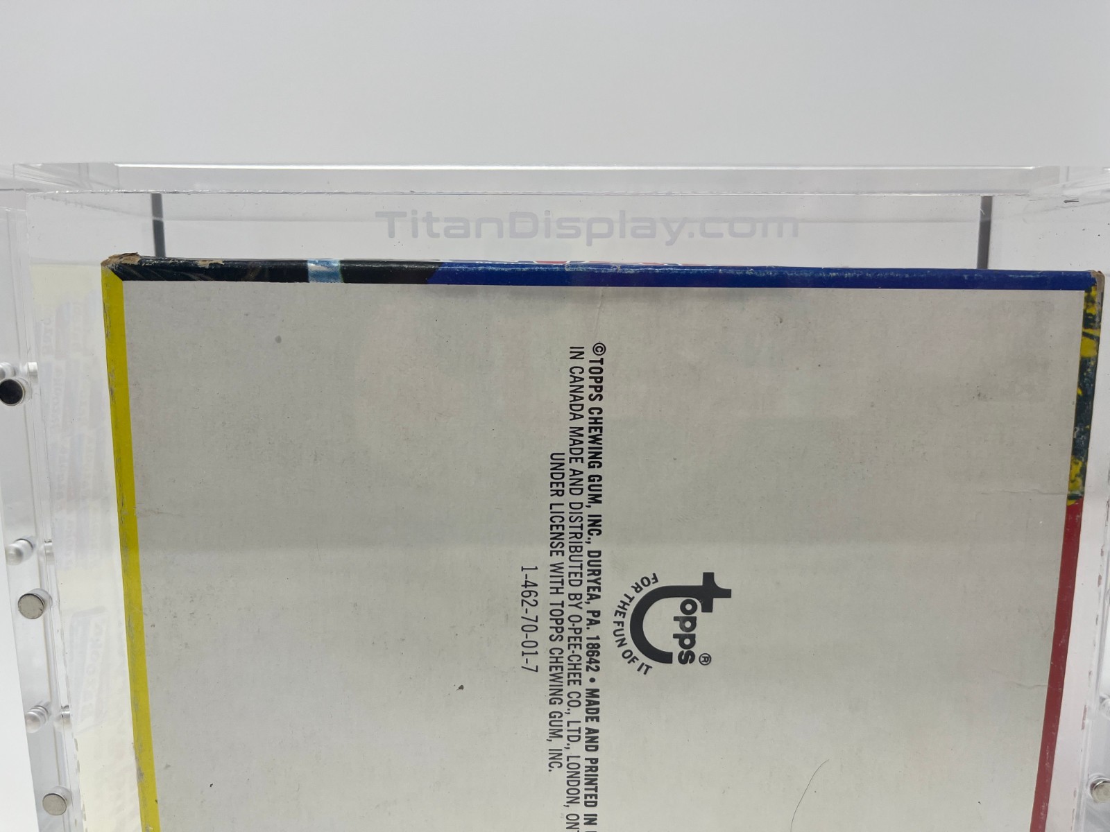 Acrylic Display Case Magnetic Lid FITS 1977 Topps Star Wars 1st Series 1 Wax Box