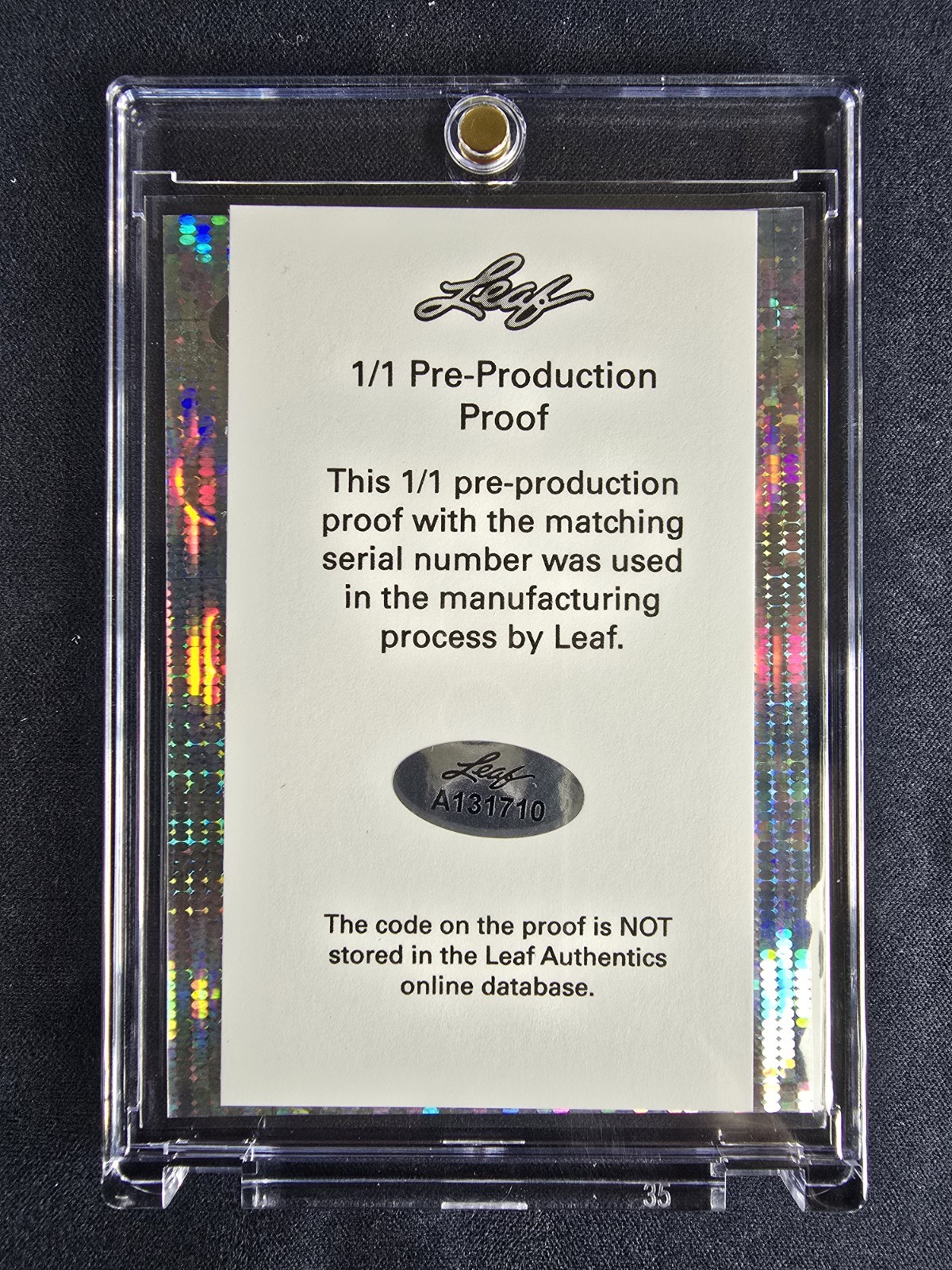 2024 Leaf Metal So Money! Bo Nix 1/1 Pre-Production Proof Auto RC