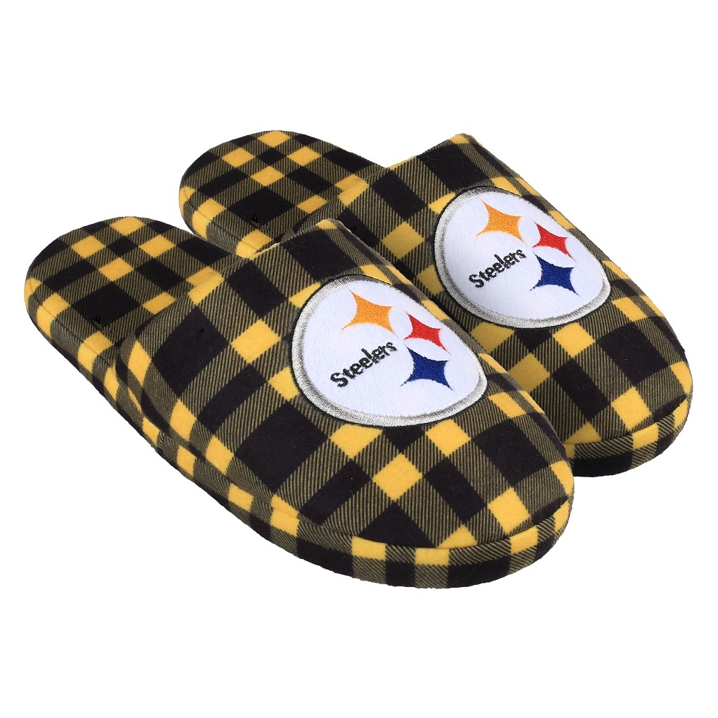 NFL Football Team Logo Mens Flannel slippers House Shoes – Pick Your Team!