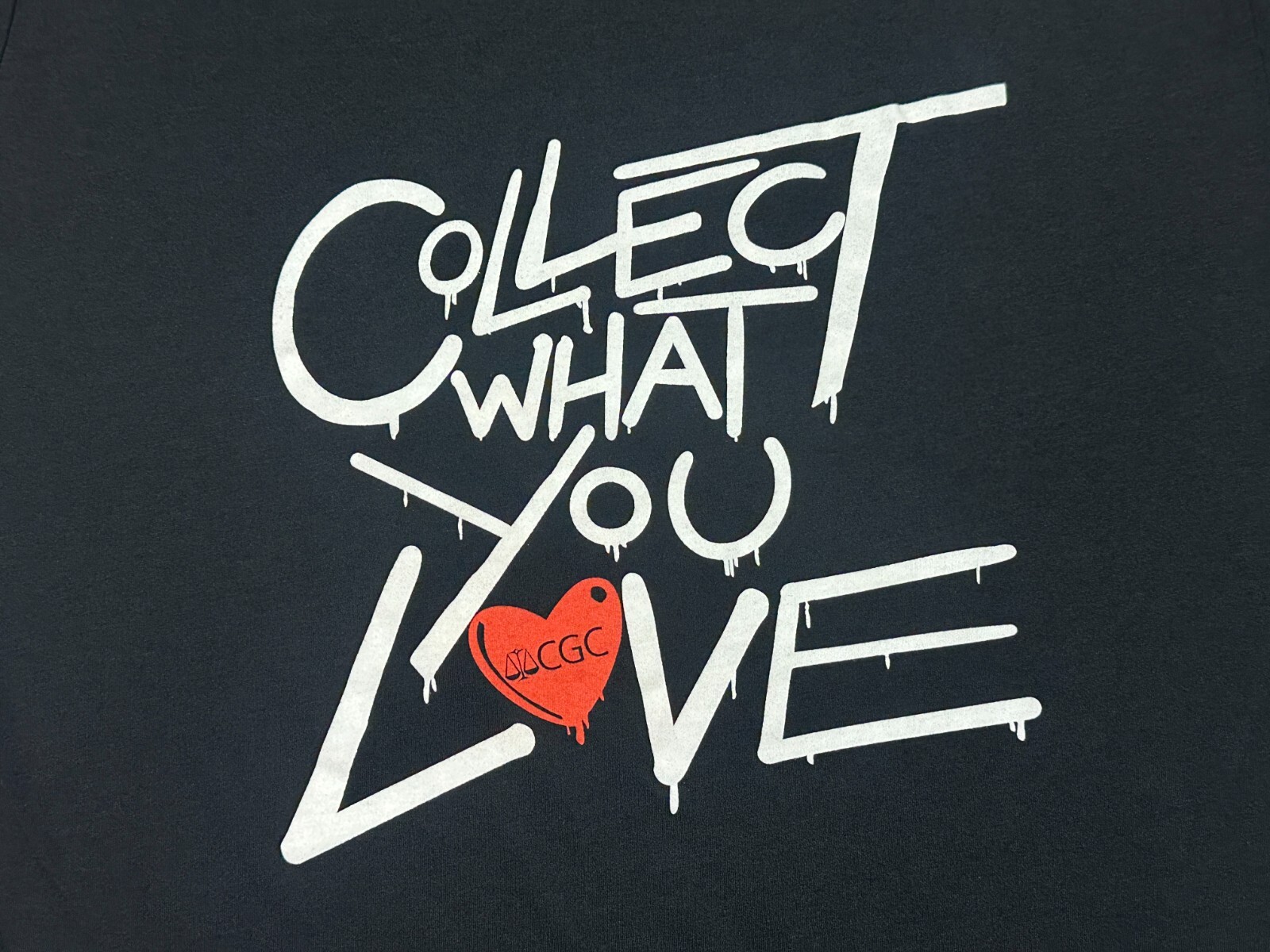 CGC Cards Collect What You Love T-Shirt Size Large Black Sports Card TCG Grading