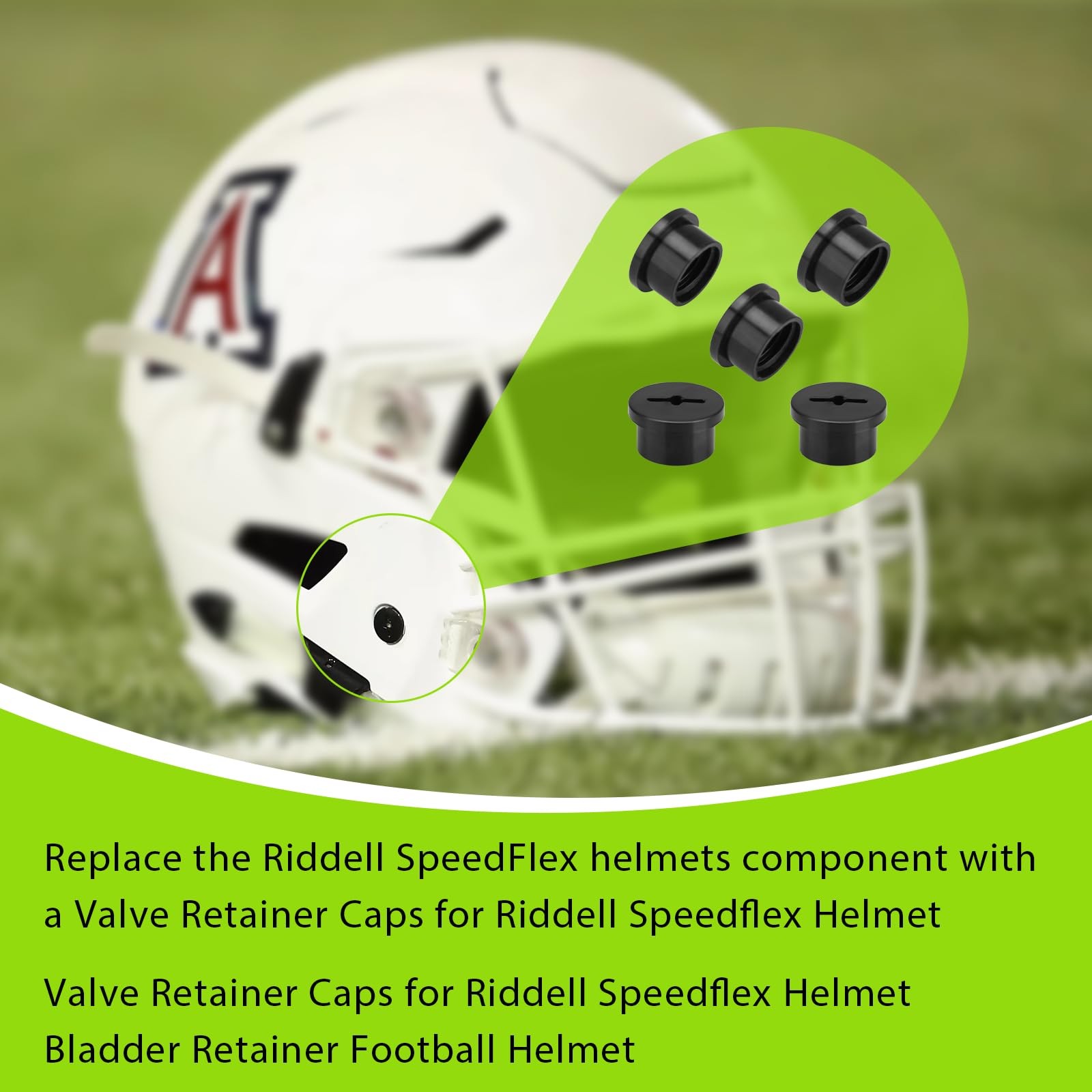Football Helmet Bladder Valve Screws for Riddell Speedflex & Speed Icon,5Pcs …