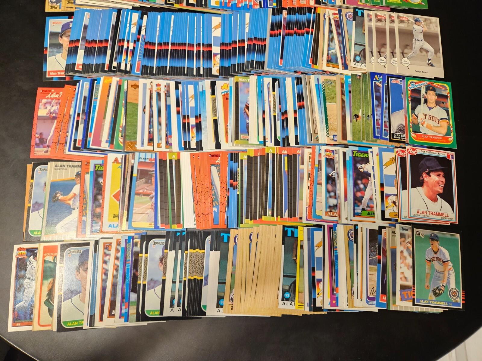 Huge HOF Player Lot of 800 Alan Trammell Cards – Inserts, Base, Parallels