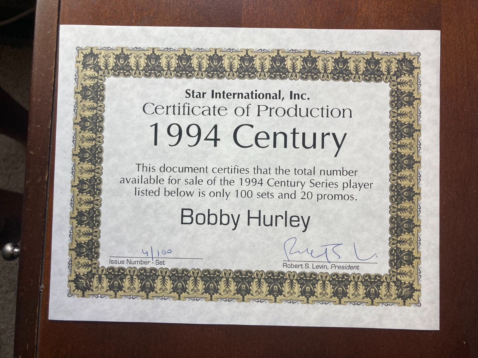 1994 Star Co Century 9 card Set Bobby Hurley Rare 1/100 Sets