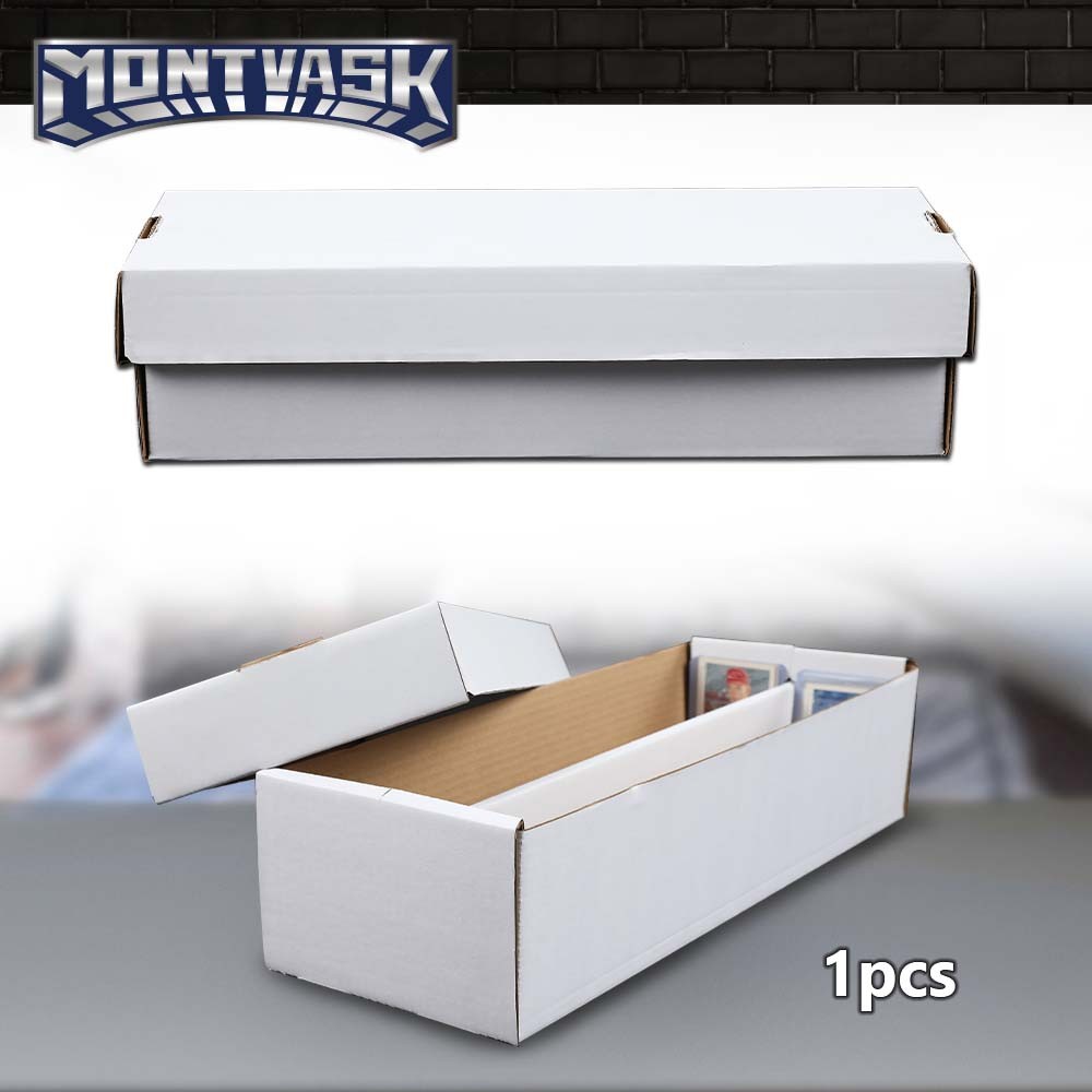 2Row Shoe Storage Box 1600 CT Holds Over 300 3×4 Toploads Sports/trading Cards