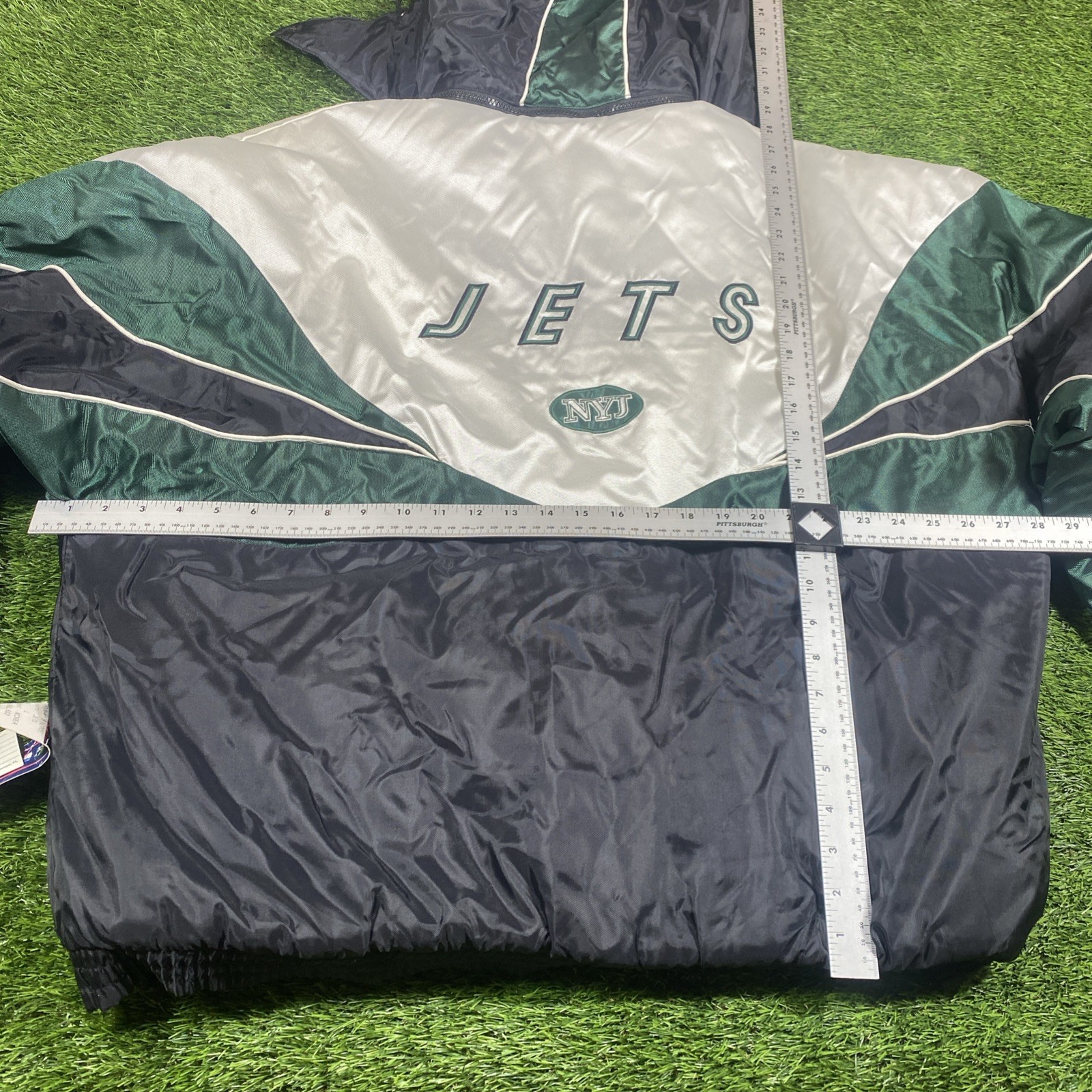 VTG New York Jets Pro Player Puffer Jacket Mens Large Coat NWT Dead Stock NFL