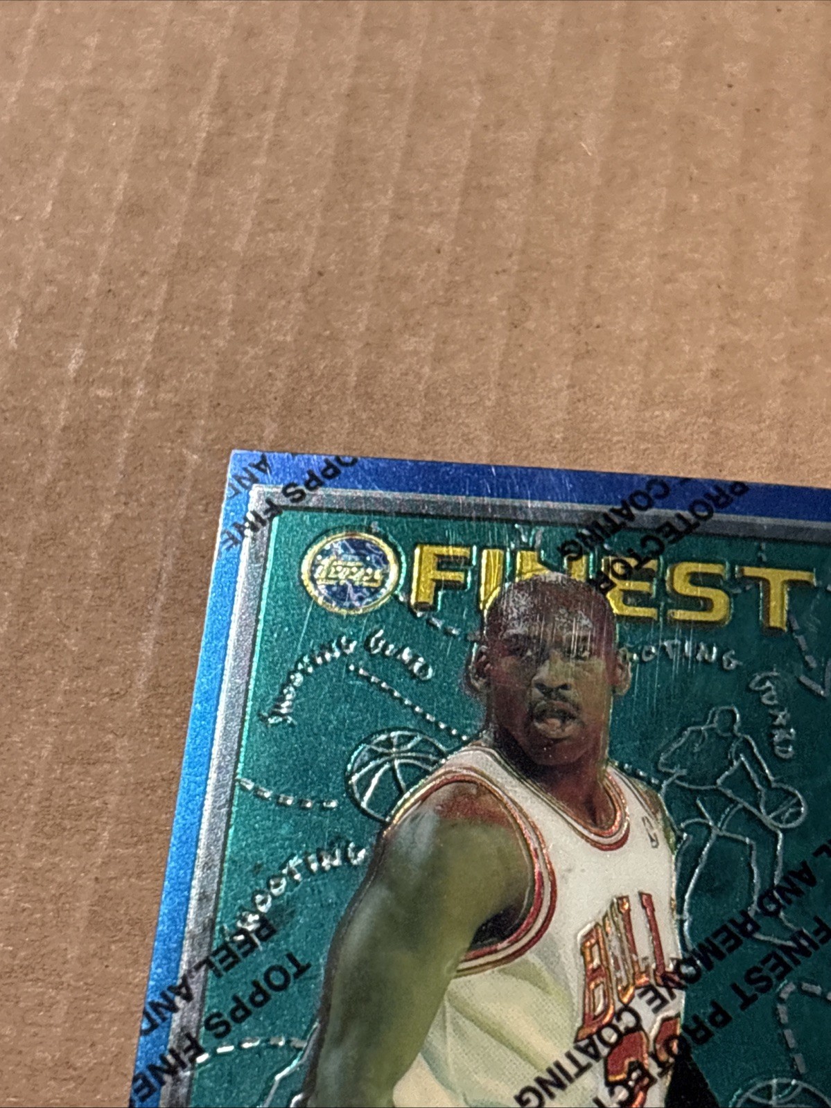 1995-96 Topps Finest Michael Jordan #229 w/ Protective Coating Chicago Bulls