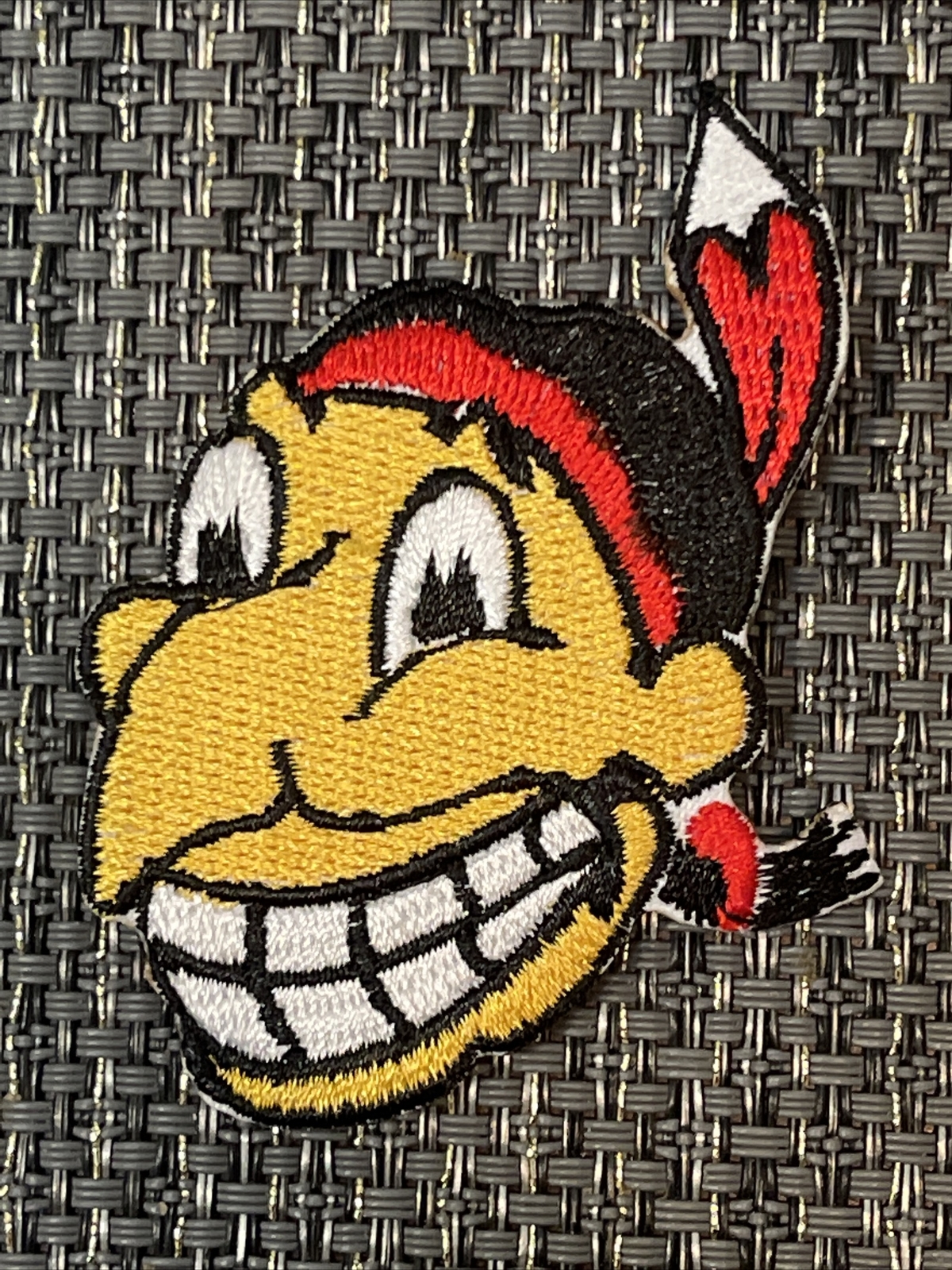 Cleveland Indians Rare Vintage LOGO Embroidered Iron On Patch (3″ X 2” )