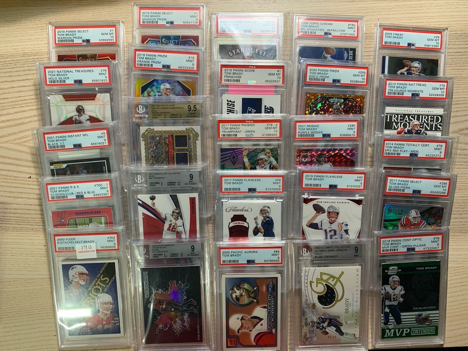 Random Tom Brady PSA BGS Guarantee 10 9.5 9 Possible Rookie Auto Patch 2000 Read