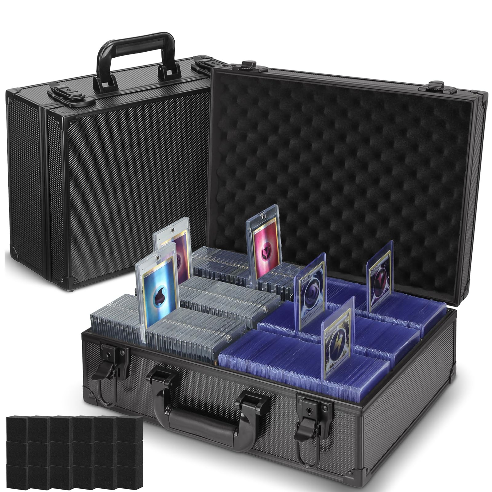 Top Loaders Storage Box with Key Lock – Holds up to 600+ Top loaders or 130+ …