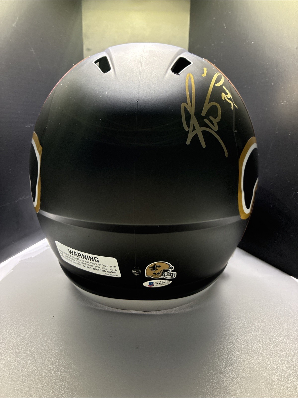 Ricky Williams Signed New Orleans Saints Speed Full-Size Replica Football Helmet