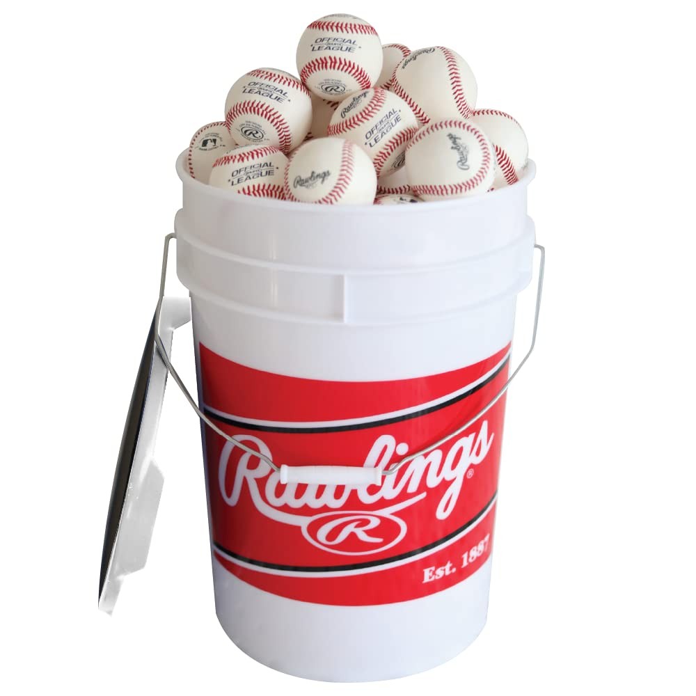 Baseballs Official League Competition Grade Youth/14U 24 Count ROLB1X Bucket