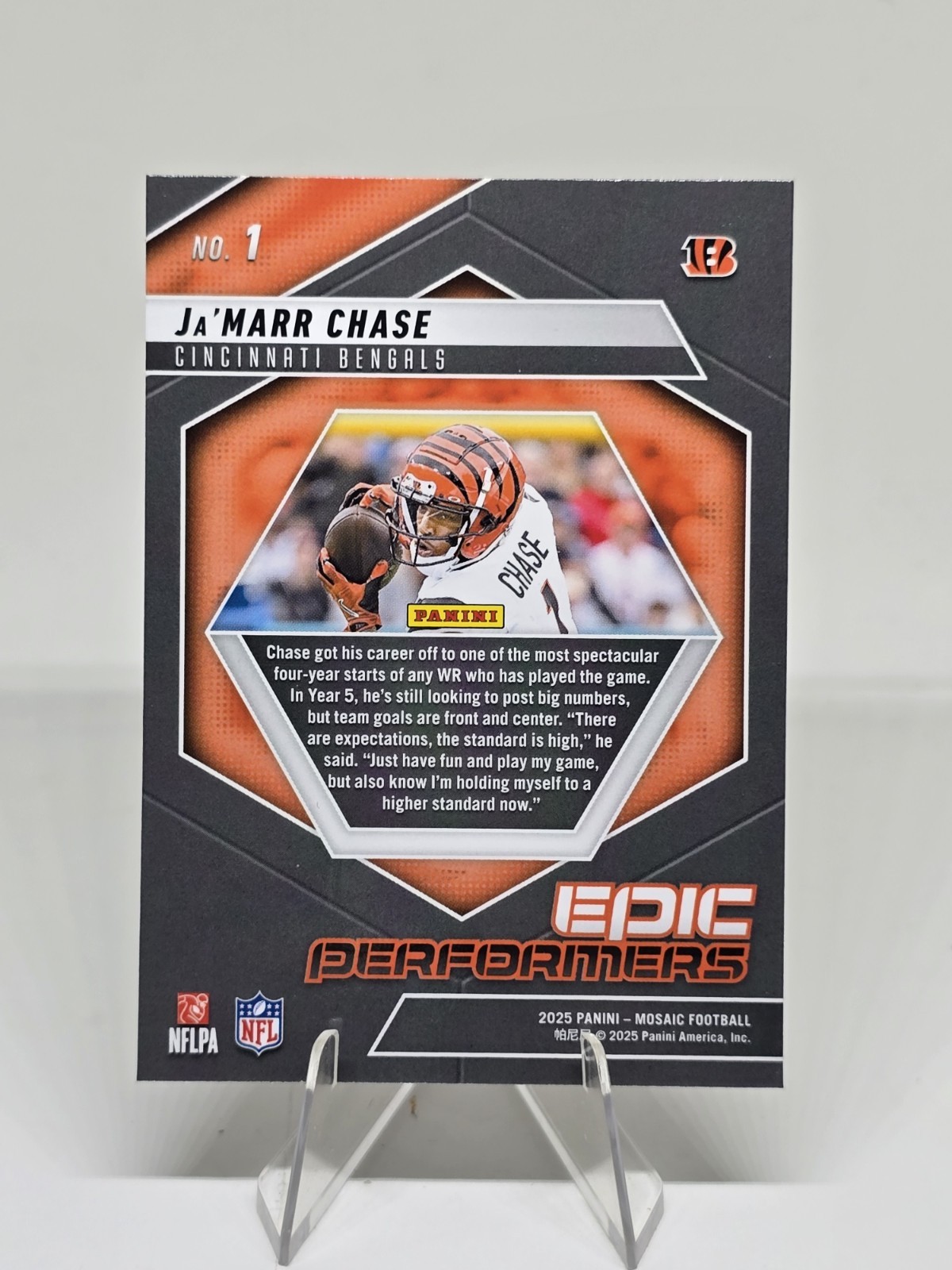 Ja’Marr Chase 2025 Panini Bengals 8 Card Lot All Different