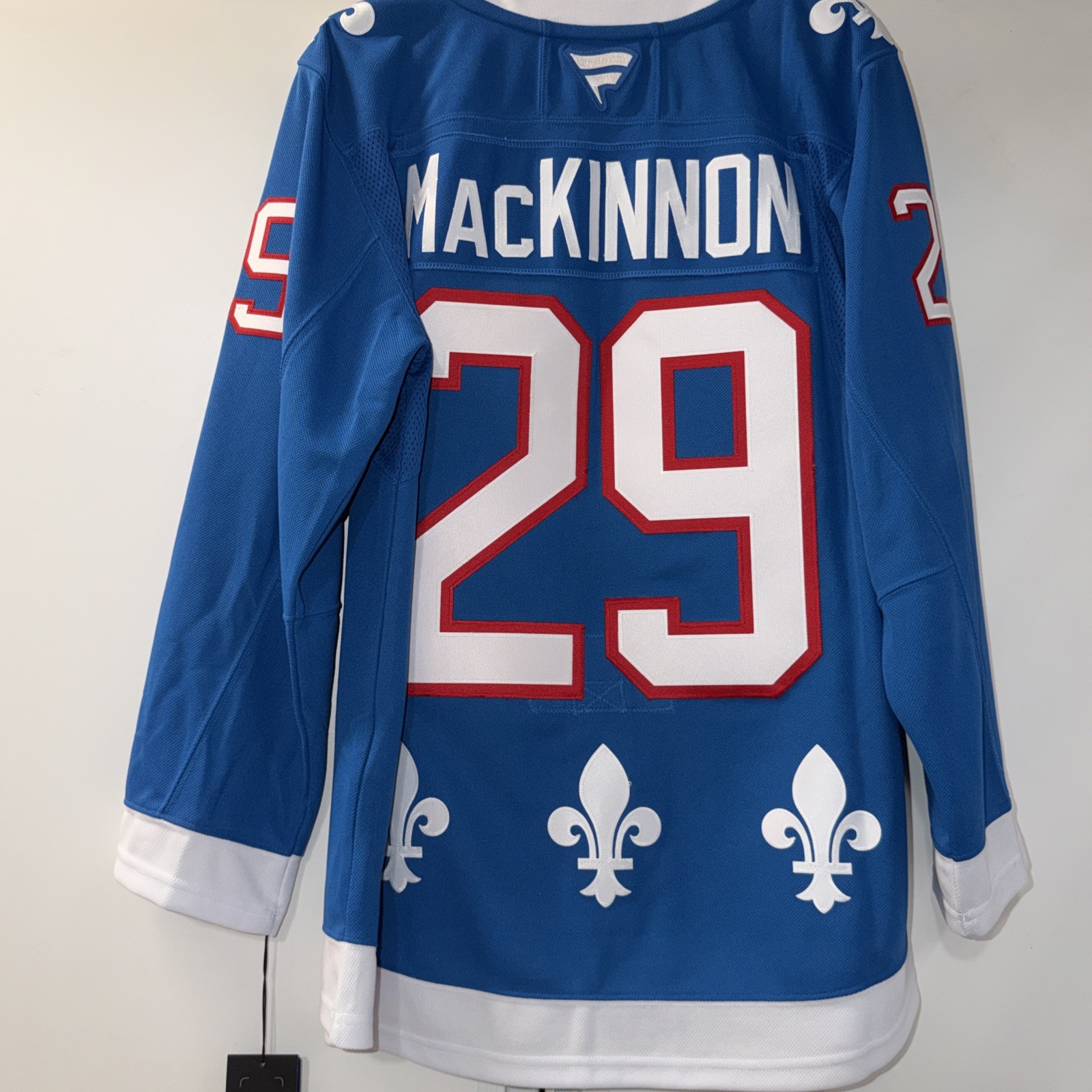 Fanatics Premium 46 NHL Nathan MacKinnon Quebec Nordiques Jersey Mens