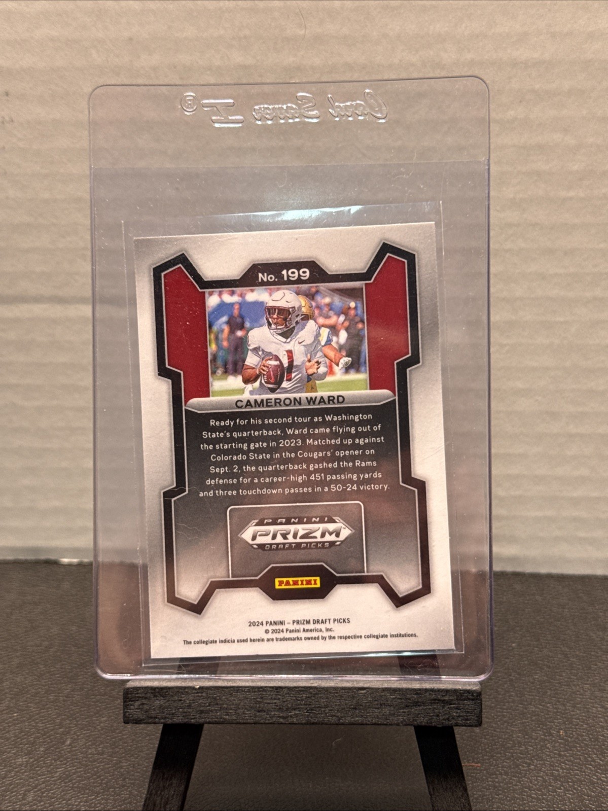 2024 Panini Prizm Draft Picks – Rated Prospect Cameron Ward #199 (RC)
