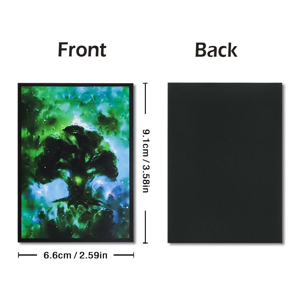 60pcs Art Card Sleeves (66x91mm) – Standard Size Trading Card Protectors – Hig