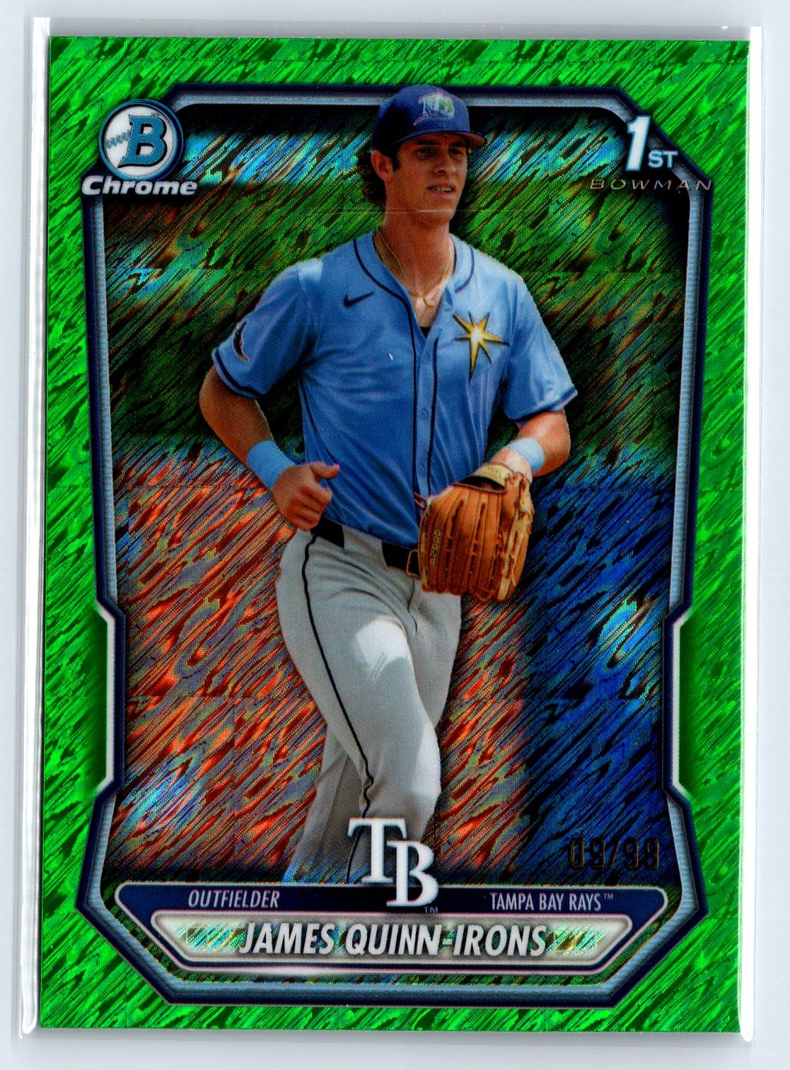 2026 Bowman | James Quinn-Irons | 1st Bowman Green Shimmer /99