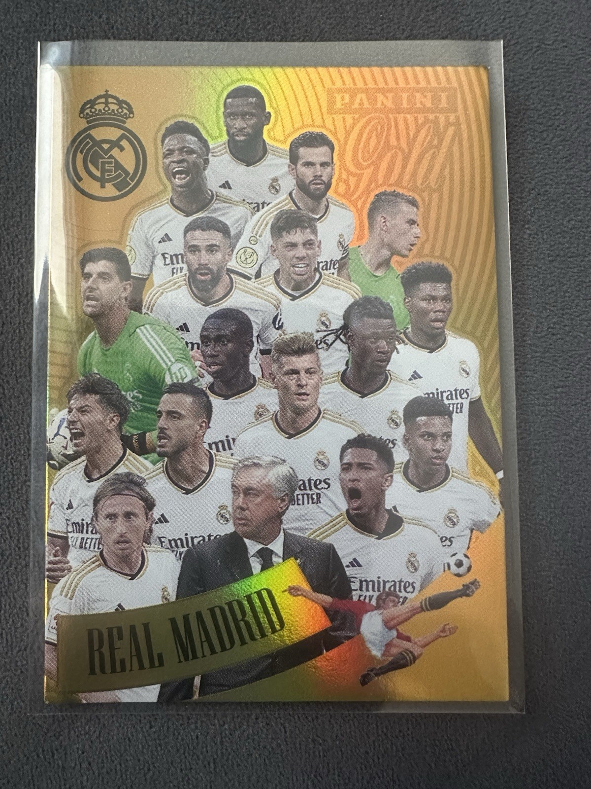 2023-24 Panini Tributo Real Madrid Tricampeones – Real Madrid GOLD, TC #50