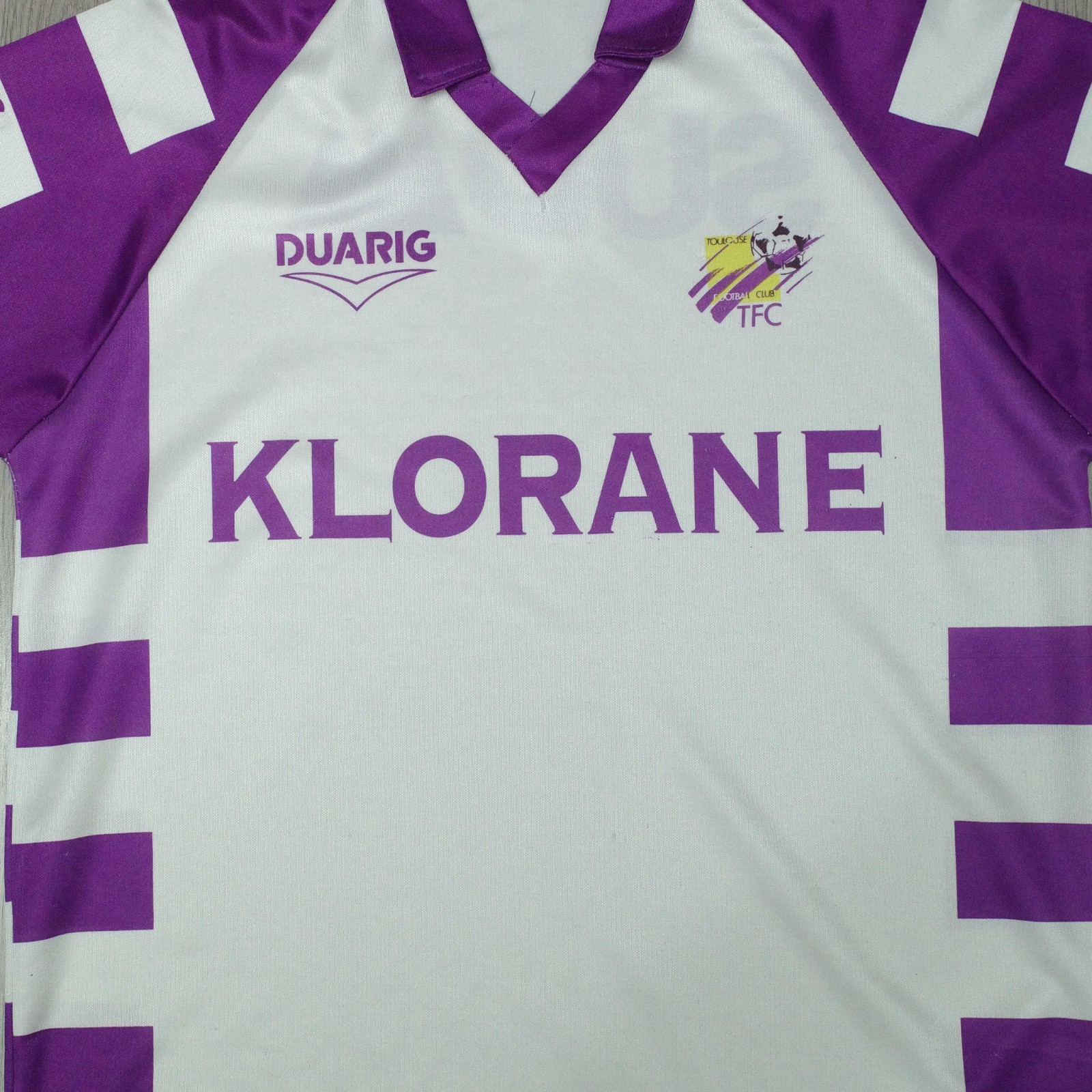 Vintage Toulouse FC 1990-92 Home Jersey L/S