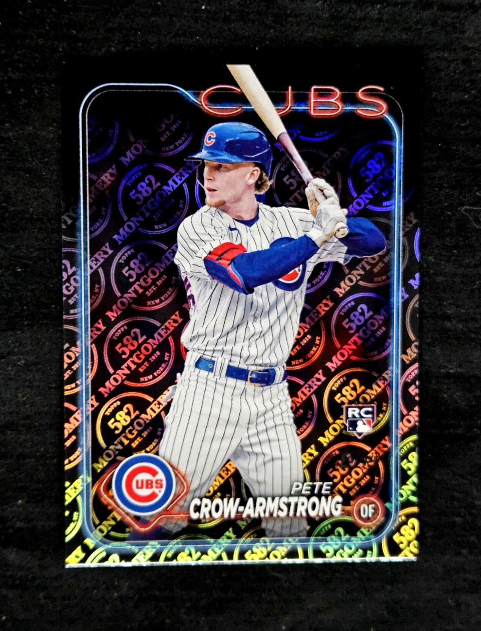 2024 Pete Crow-Armstrong Topps Montgomery 582 Foil SP #407 RC CENTERED MINT 💙💙