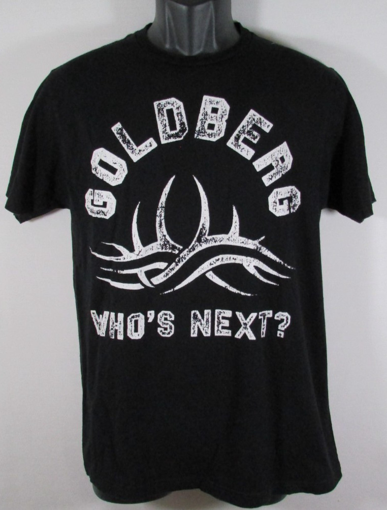 WWE Wrestling Legends Bill GOLDBERG Who’s Next Size Medium Black T-Shirt