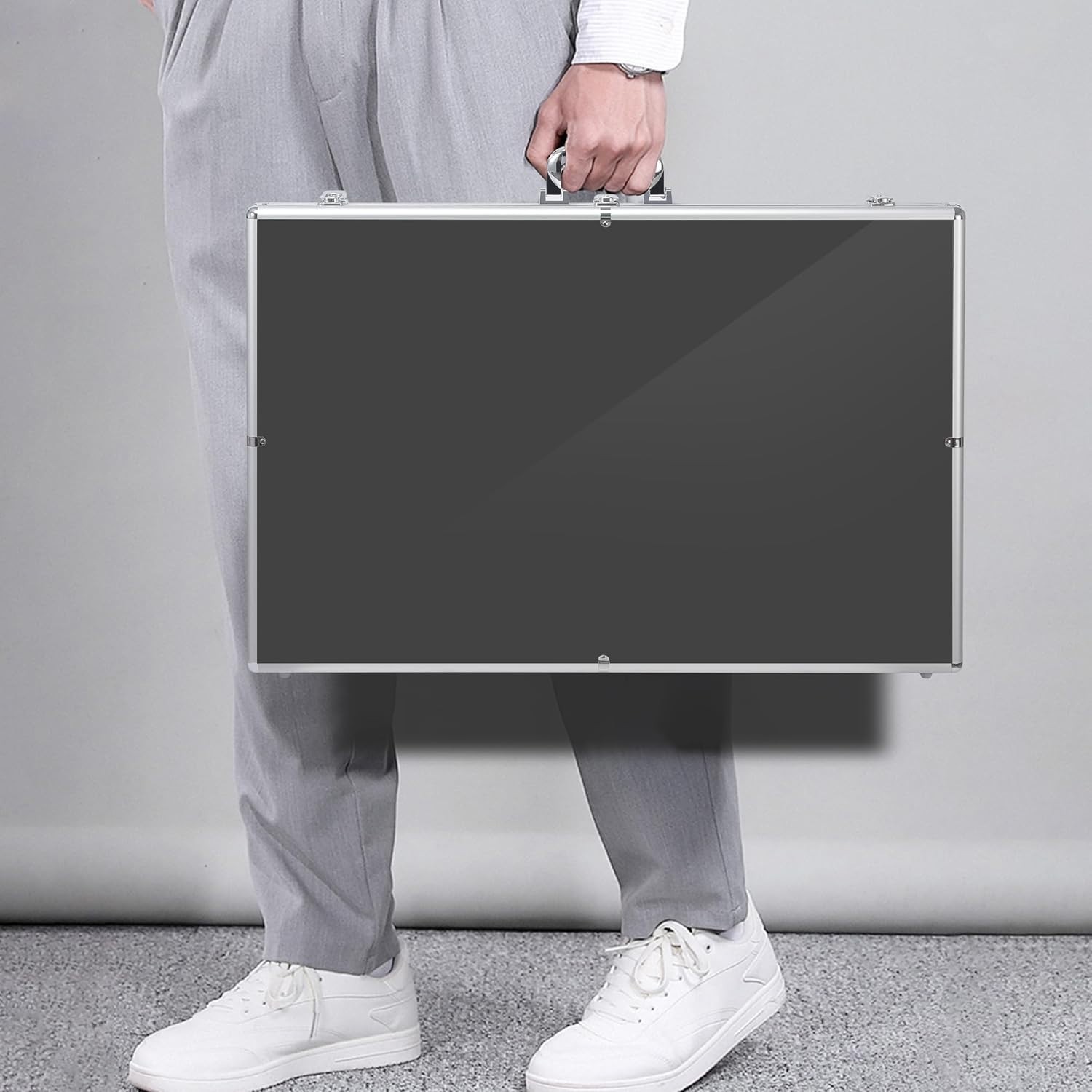 Portable Tabletop Display Case – Lockable Glass Showcase