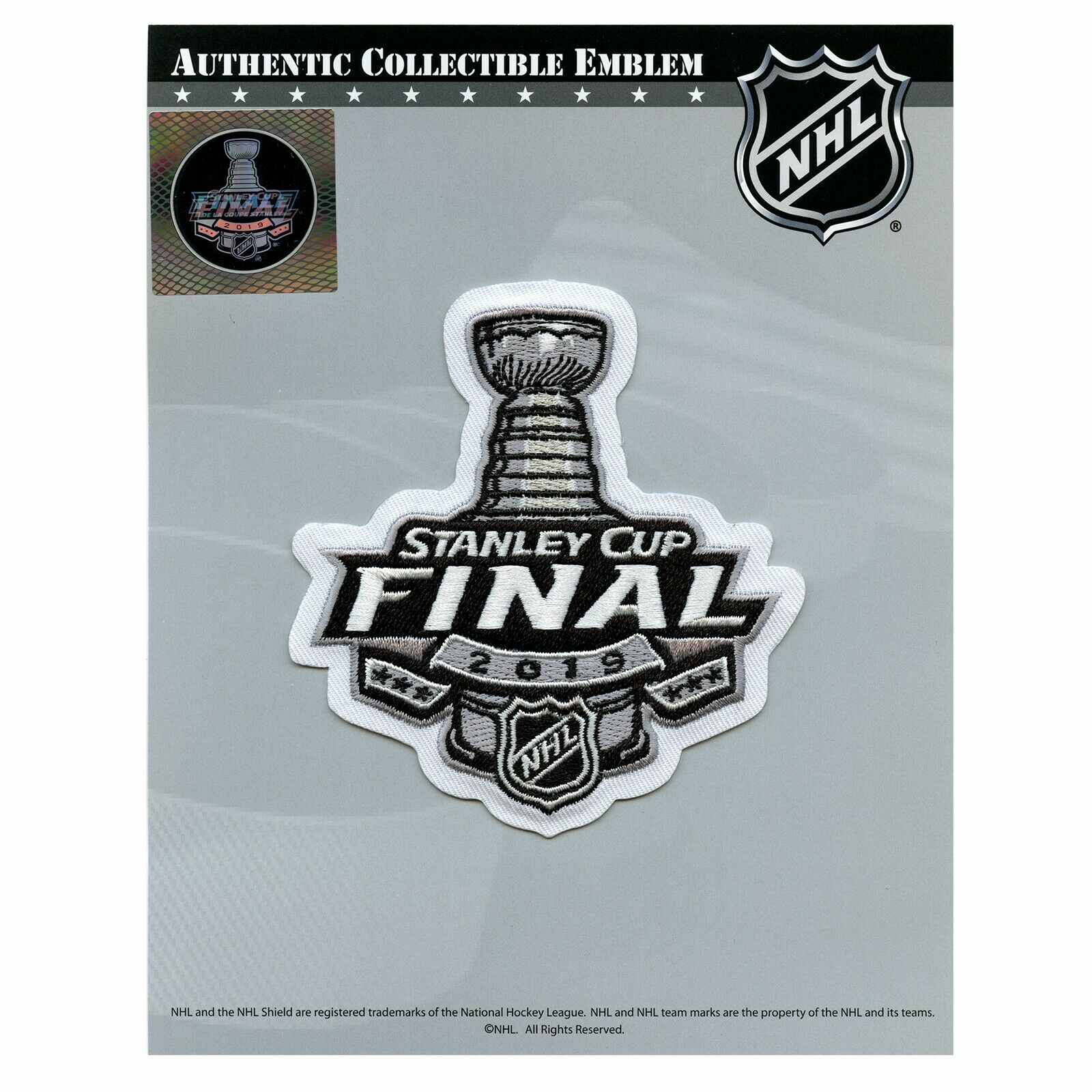2019 Stanley Cup Finals Boston Bruins St Louis Blues Game Jersey Logo Patch