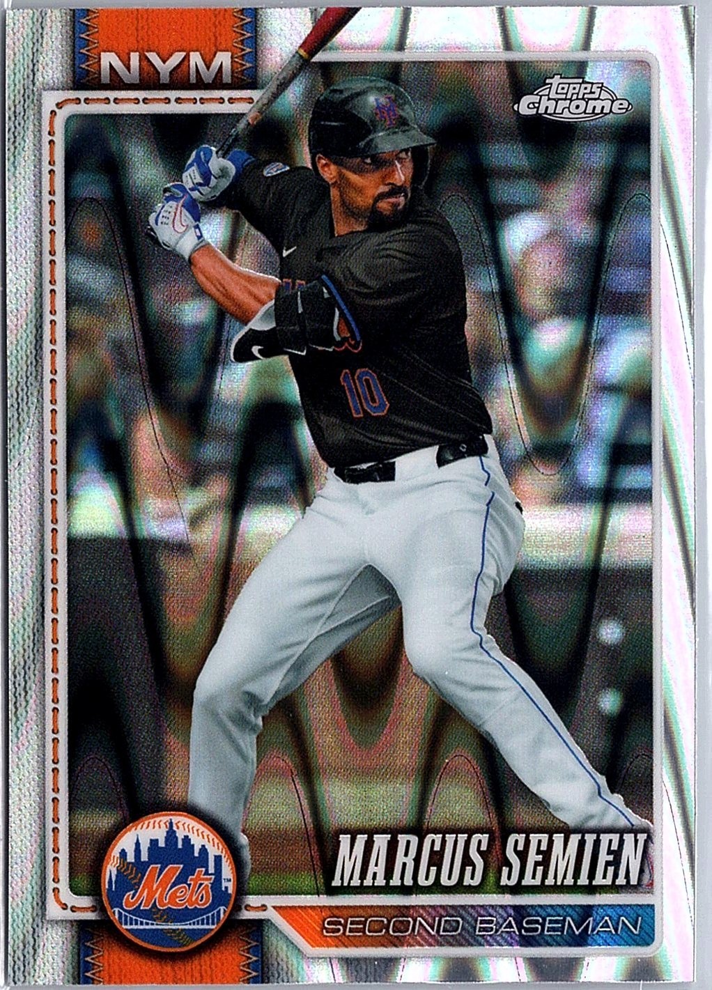 2026 Topps Chrome Raywave Refractor #281 Marcus Semien Mets