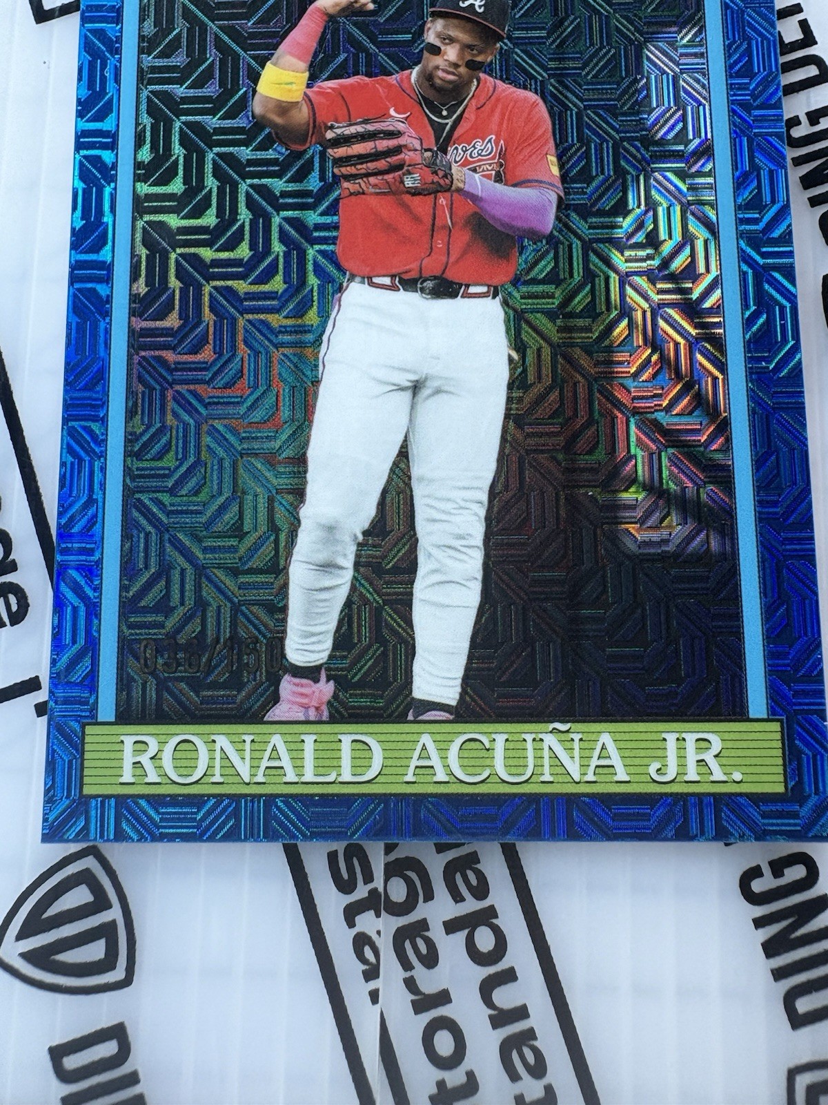 2026 Topps Series 2 RONALD ACUNA JR 1991 Silver Pack Mojo Refractor BLUE /150