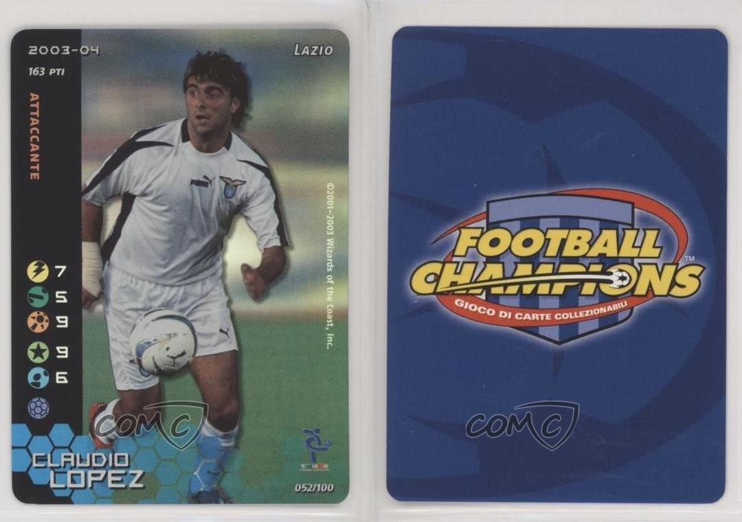 2003-04 Wizards of the Coast Football Champions Serie A Claudio Lopez #52 rj1