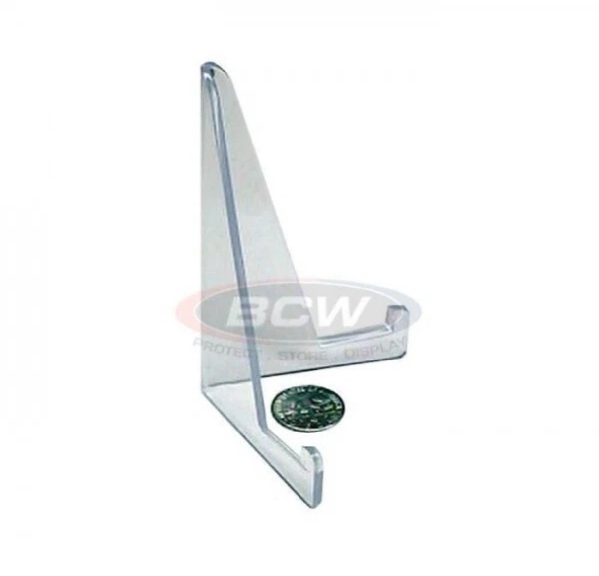 New Box of 50 BCW Baseball Football Trading Card Small Stands Holder Display