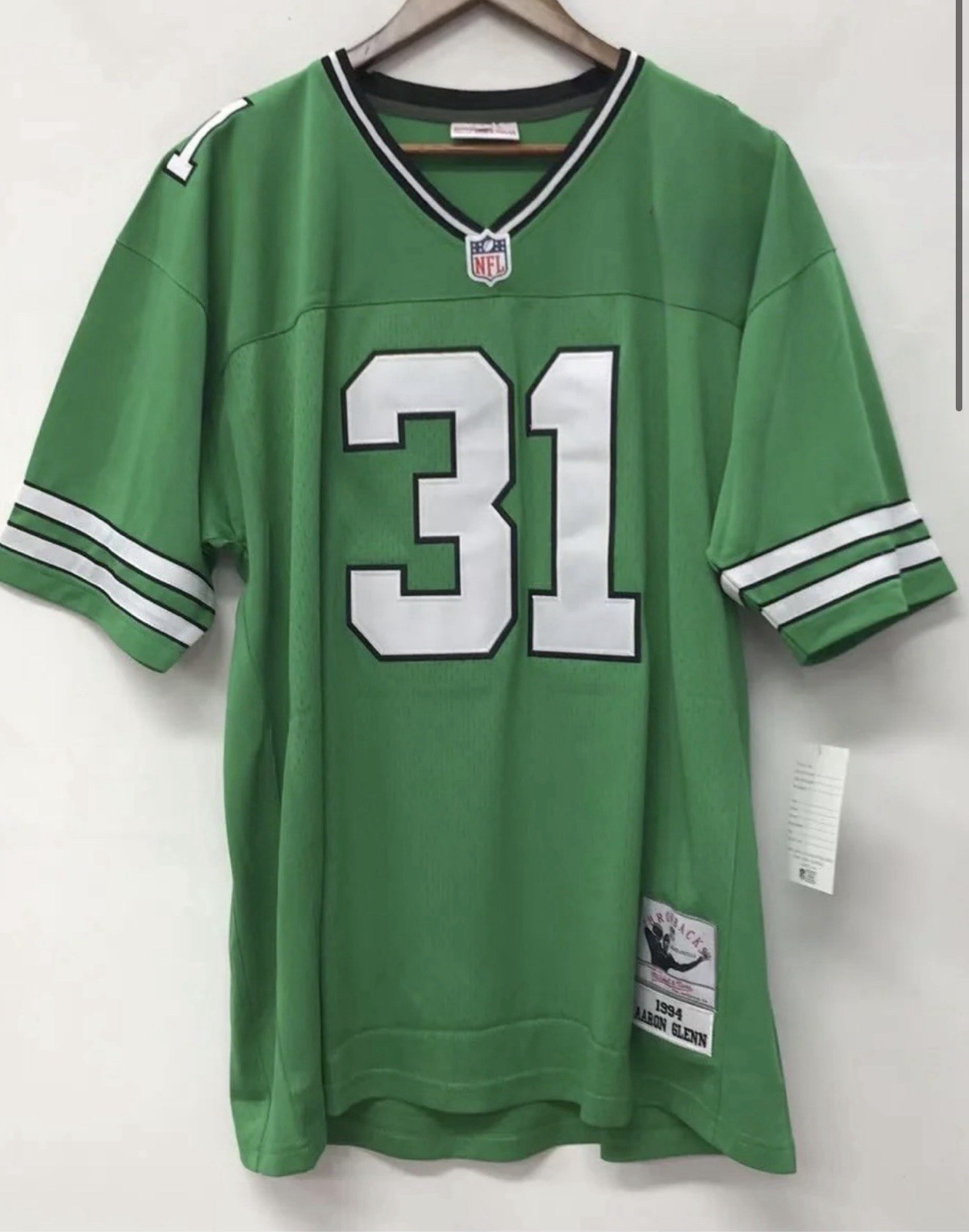 Aaron Glenn New York Jets Home Football Jersey – NWT – Multiple Sizes
