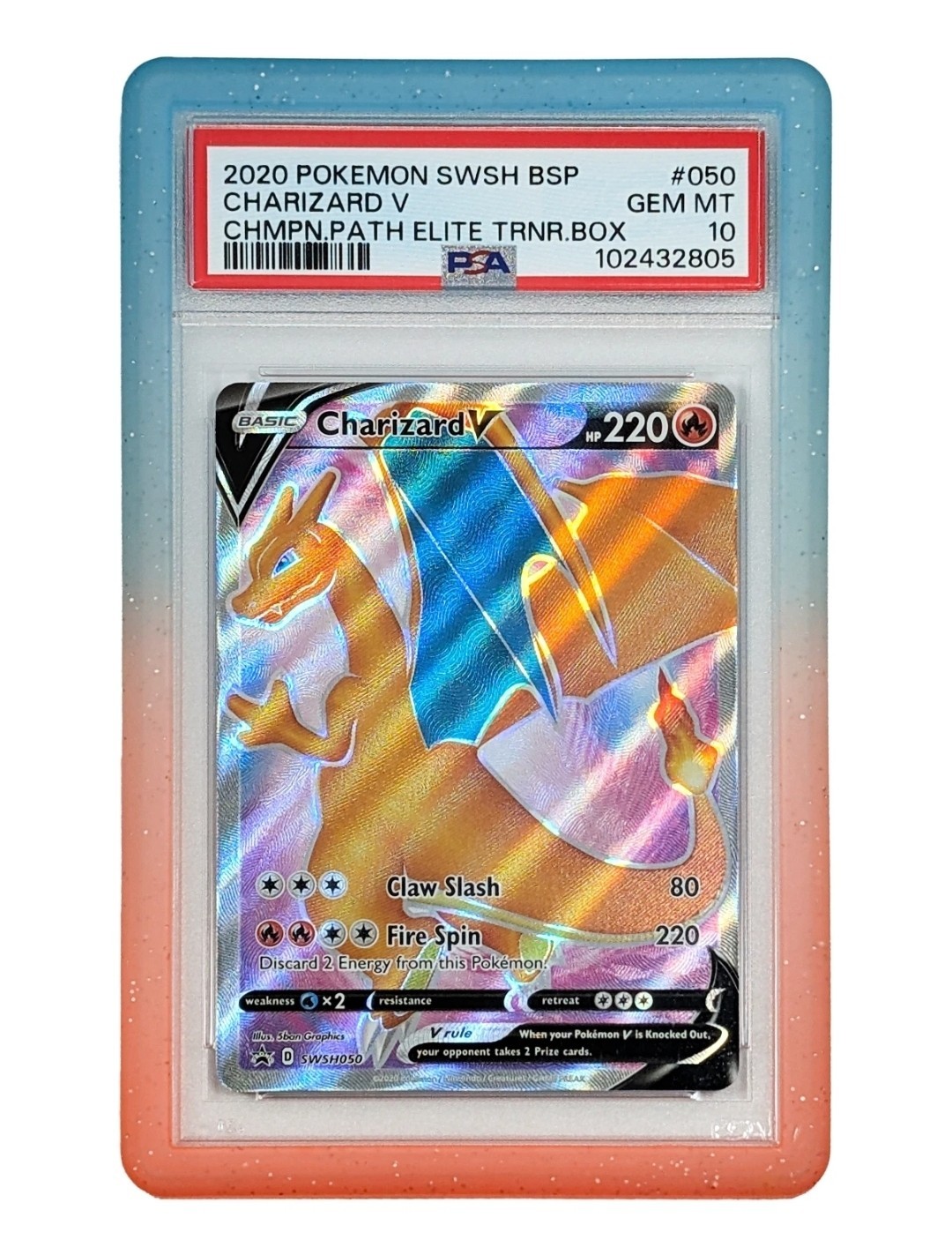 Gradient PSA Bumper Pro Guard – Graded Card Slab Skin Case Pokemon | Ocean Glow