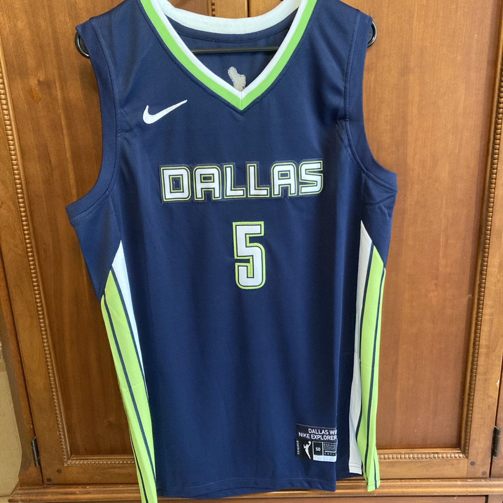 Paige Bueckers #5 Dallas Wings Stitched Blue Jersey Adult Unisex Extra Large XL