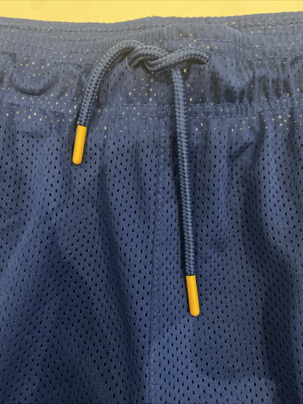 Golden State Warriors Basketball Shorts Mens XL Retro NBA Mesh Shorts Royal Gold