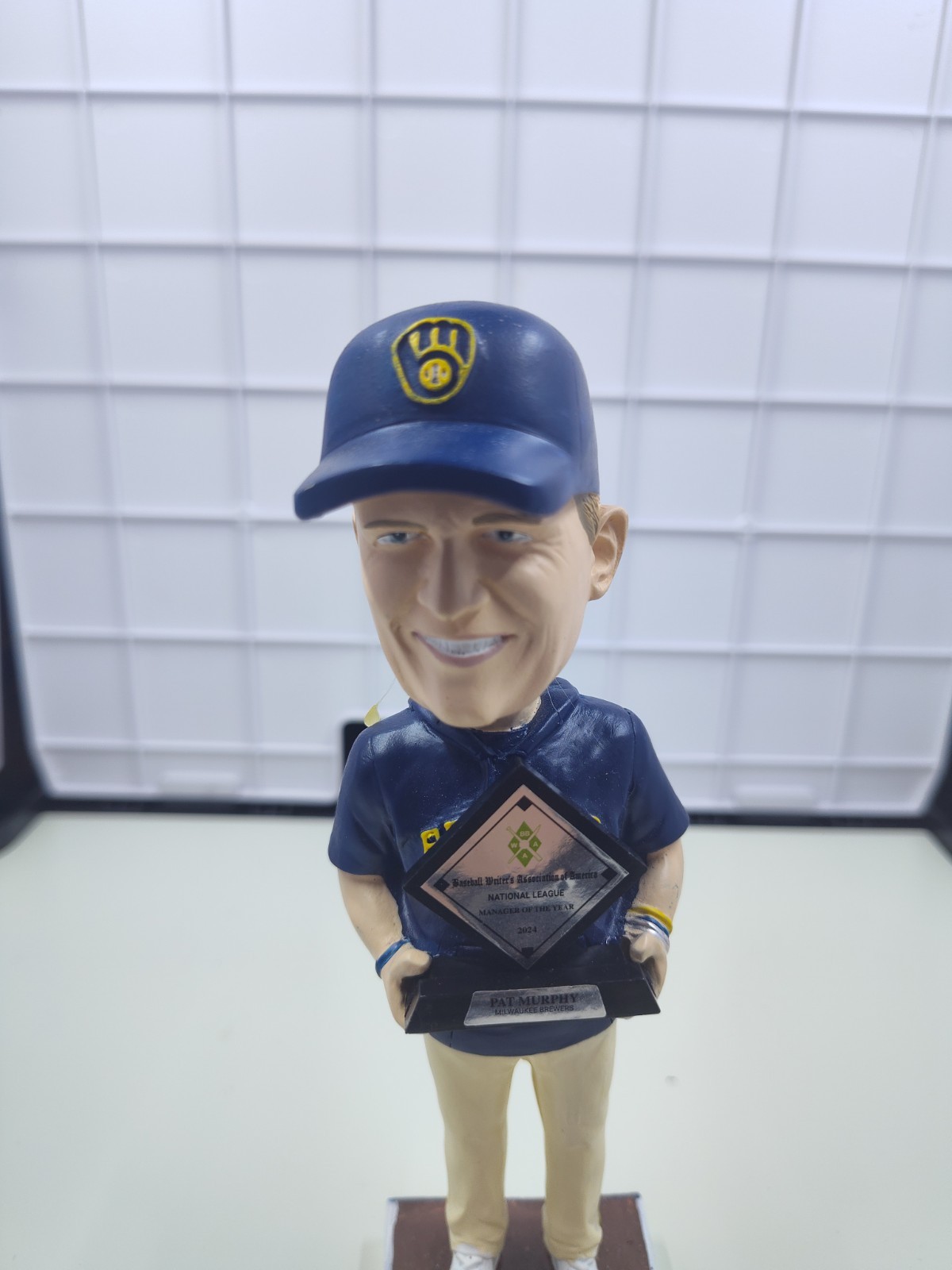 Pat Murphy Bobblehead Milwaukee Brewers Giveaway BDA Collectors Edition Coach