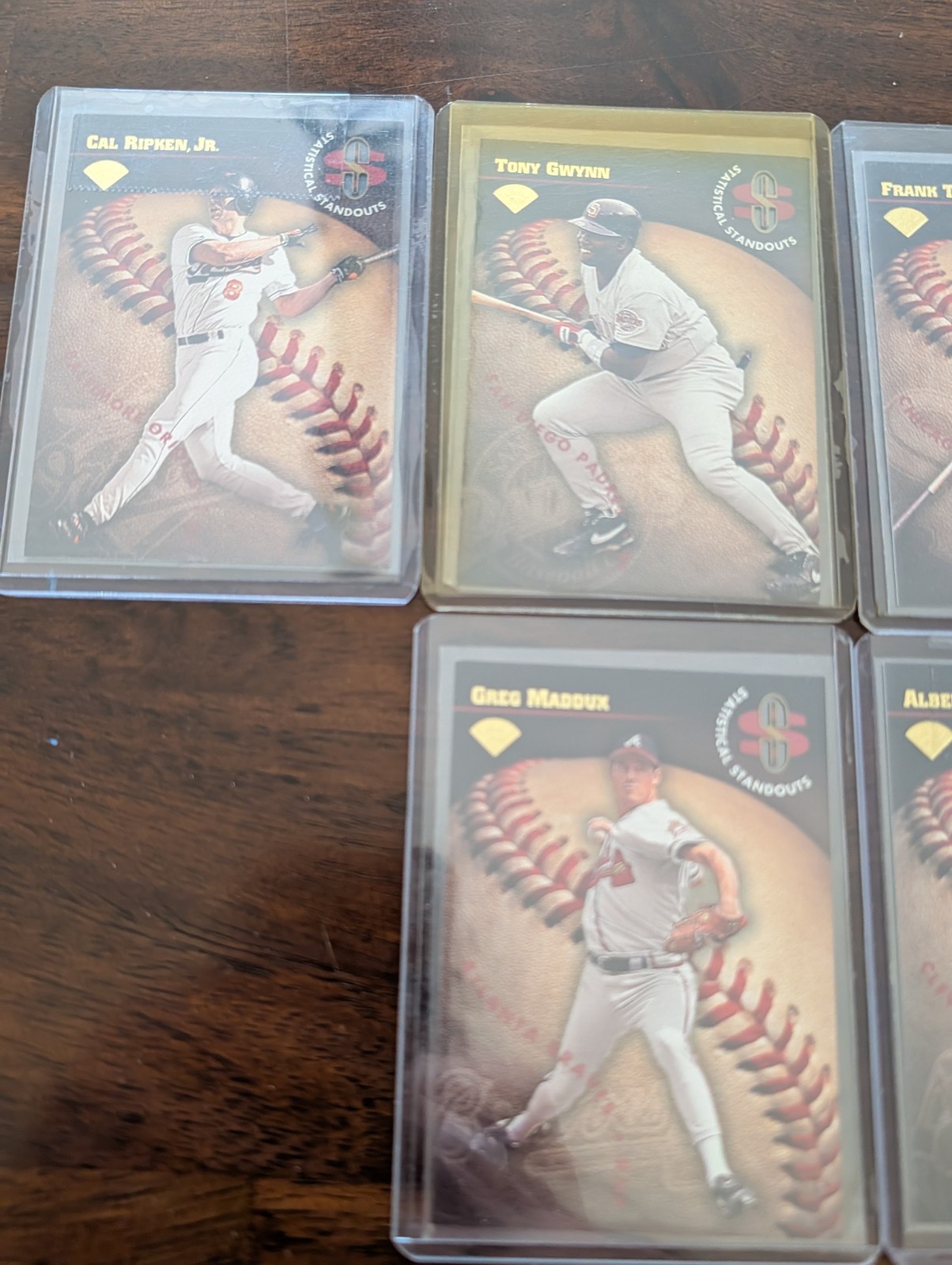 Near Set /2500 Ken Griffey Jr Cal Ripken Chipper 1996 Leaf Statistical Standouts