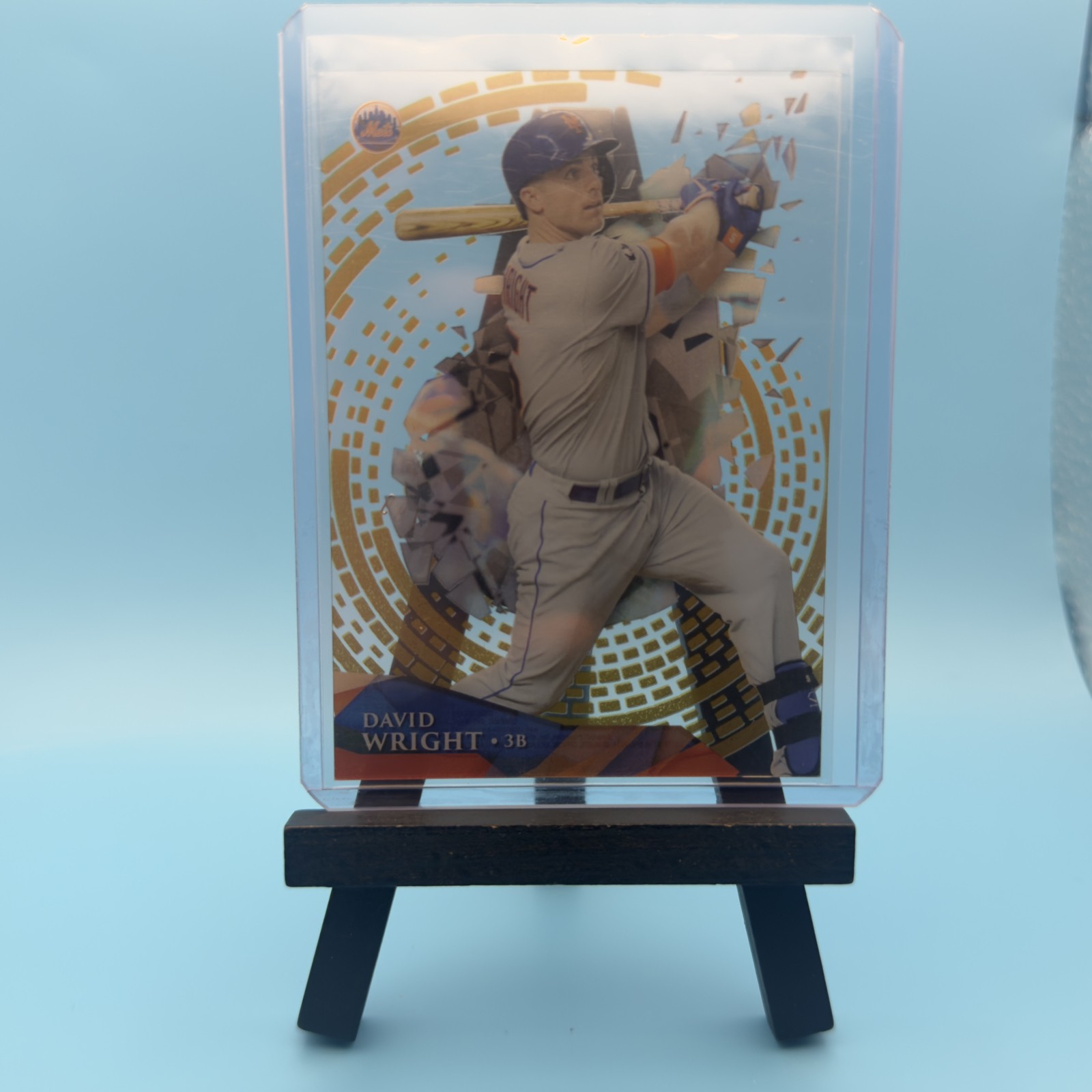David Wright Topps High Tek – Mets #HT-DW Gold Diffractor /99