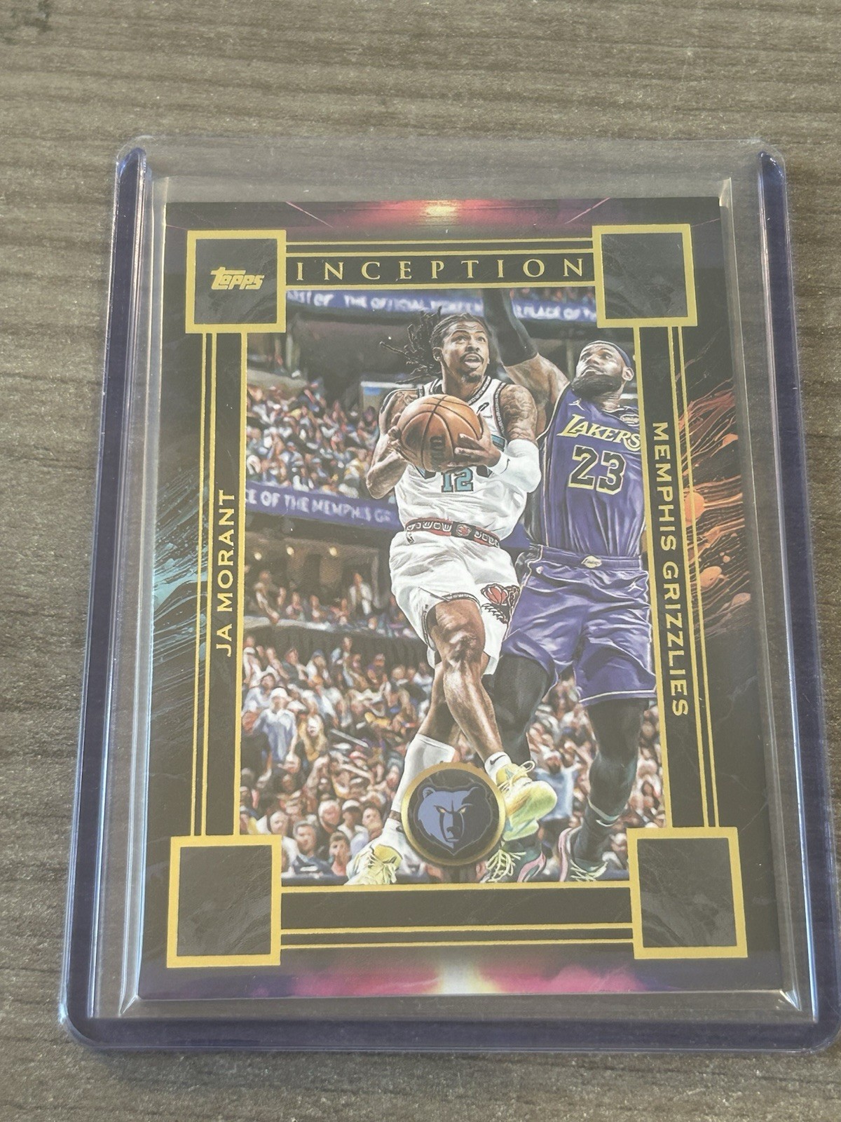 2025-26 Topps Inception Ja Morant Launch With LeBron James (case hit)