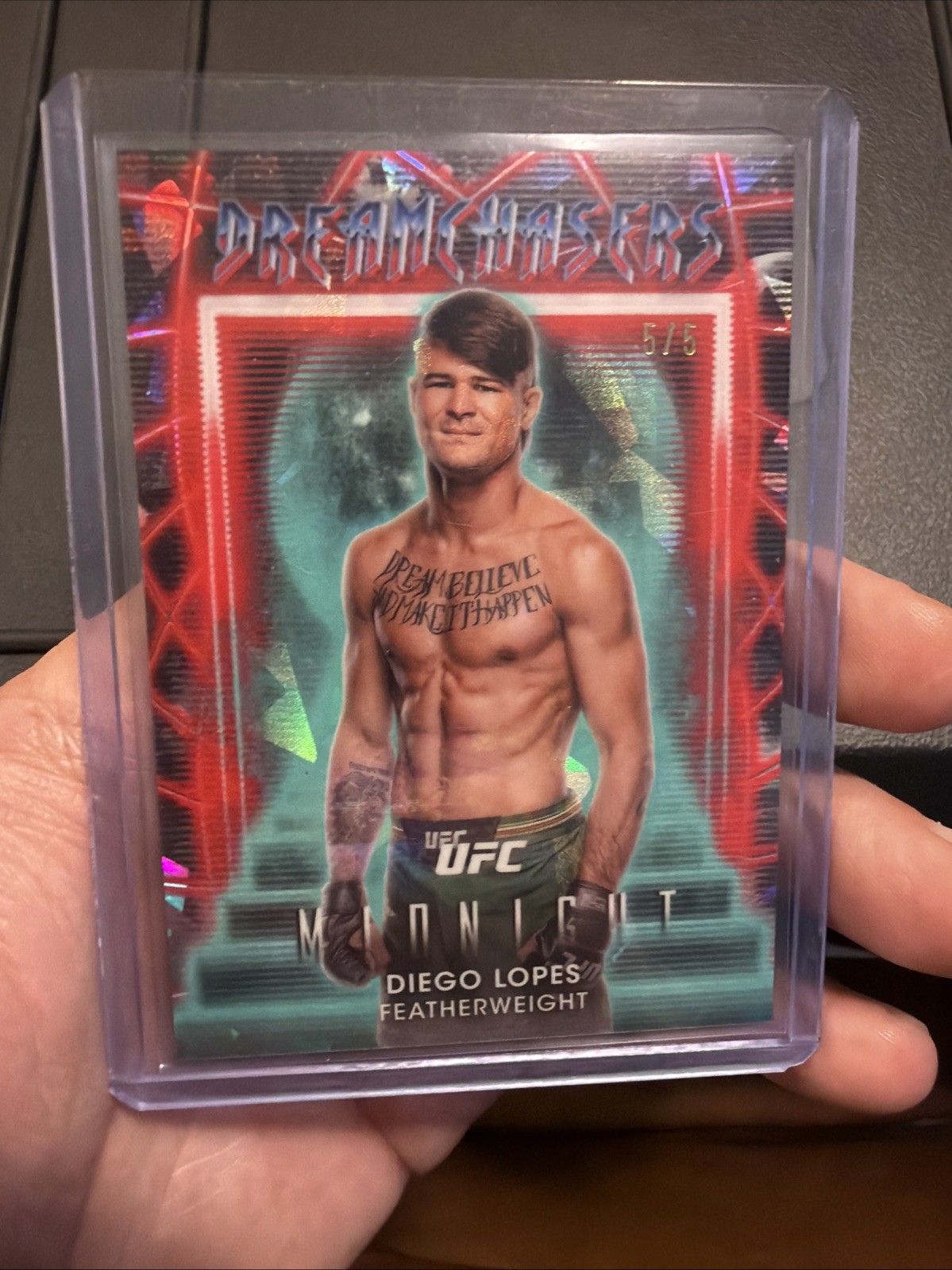 Topps UFC Midnight Diego Lopes Dreamchasers /5 #DC-16