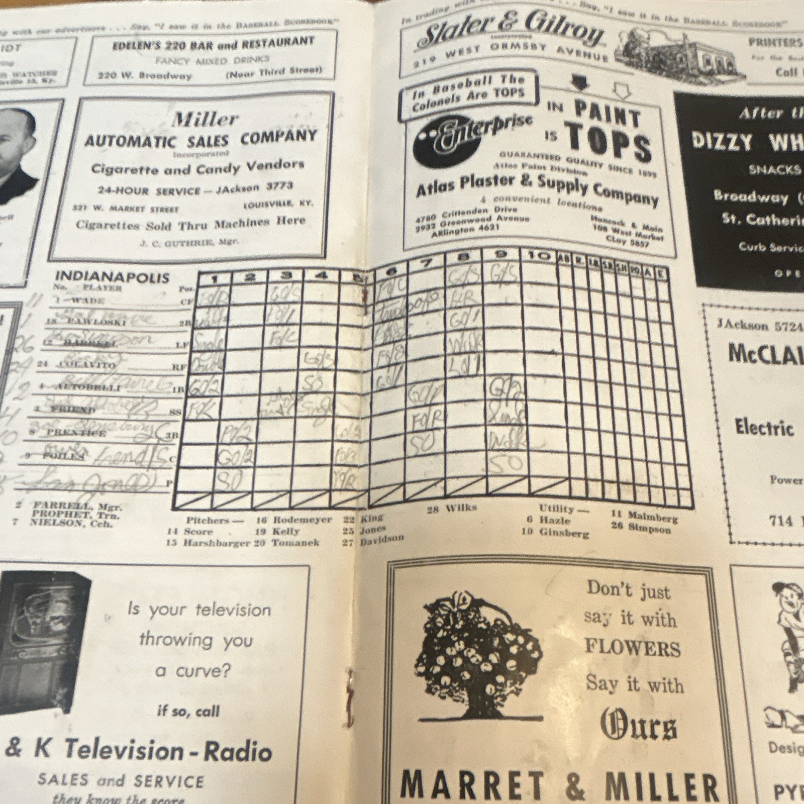 Louisville Colonels Vintage Baseball Official Program – Welcome to Parkway Field