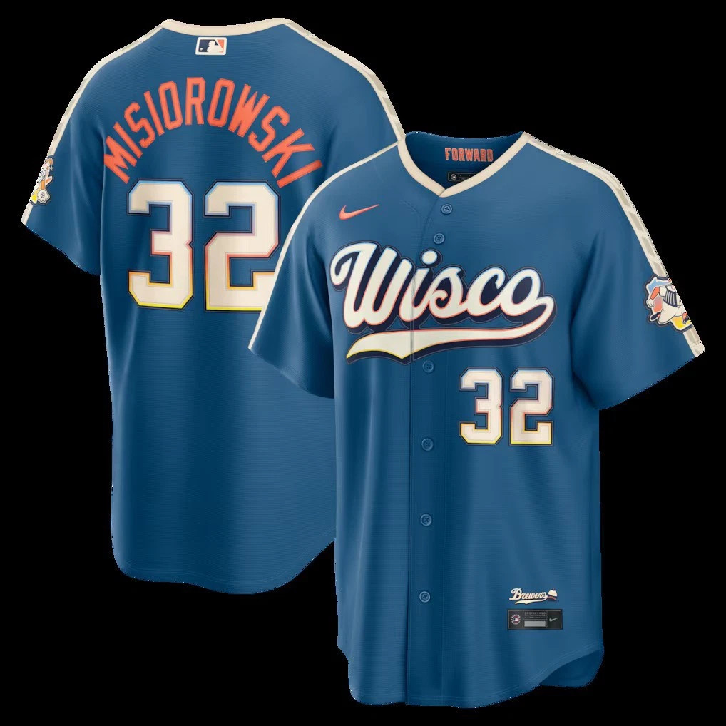 HOT SALE! Brewers 2026 City Connect MEN Jersey Mineral Blue All Size S-5XL