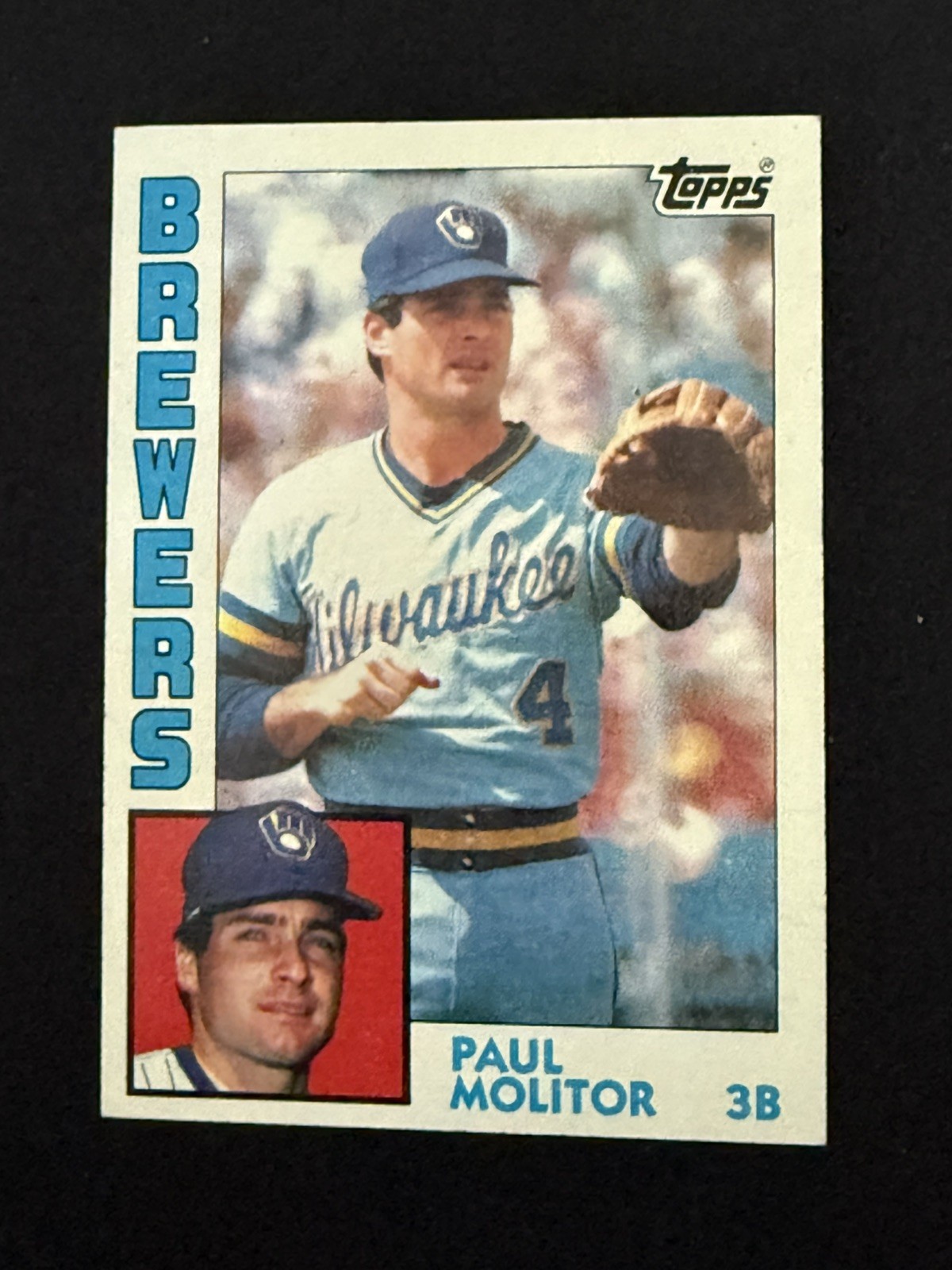 1984 Topps #60 Paul Molitor Milwaukee Brewers