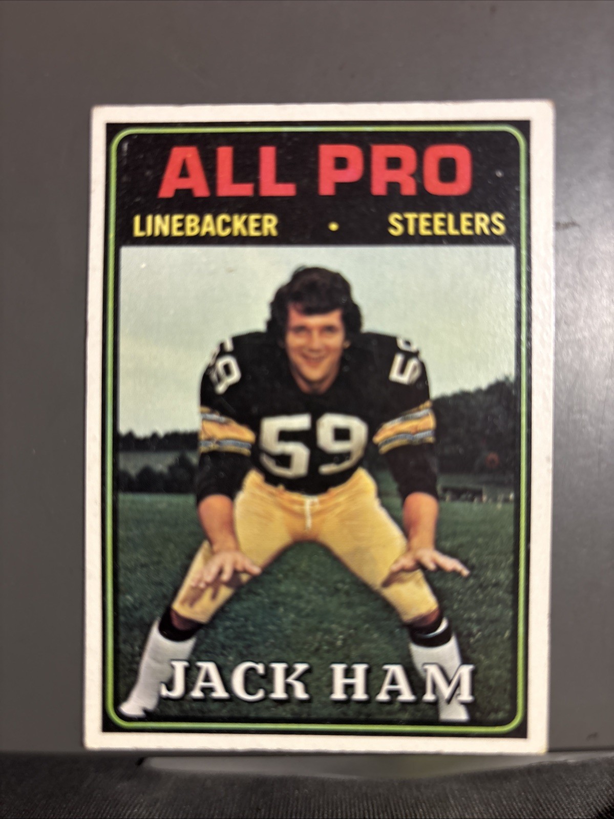 1974 Topps Jack Ham #137 – Pittsburgh Steelers – Vintage NFL Card