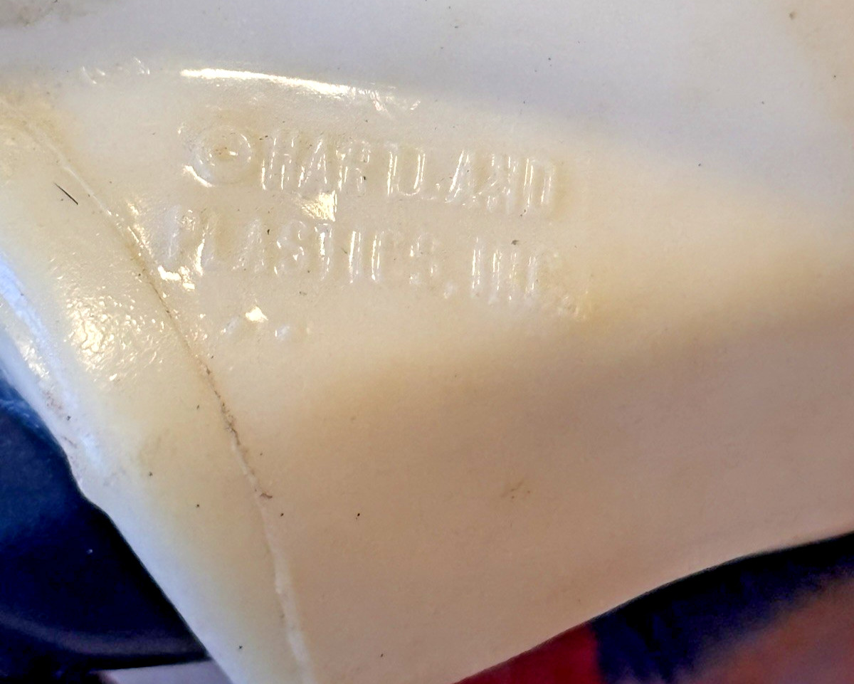 1950s Hartland Ted Williams Boston Red Sox HOF Statue Detached Bat Read