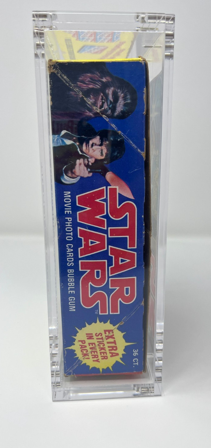 Acrylic Display Case Magnetic Lid FITS 1977 Topps Star Wars 1st Series 1 Wax Box