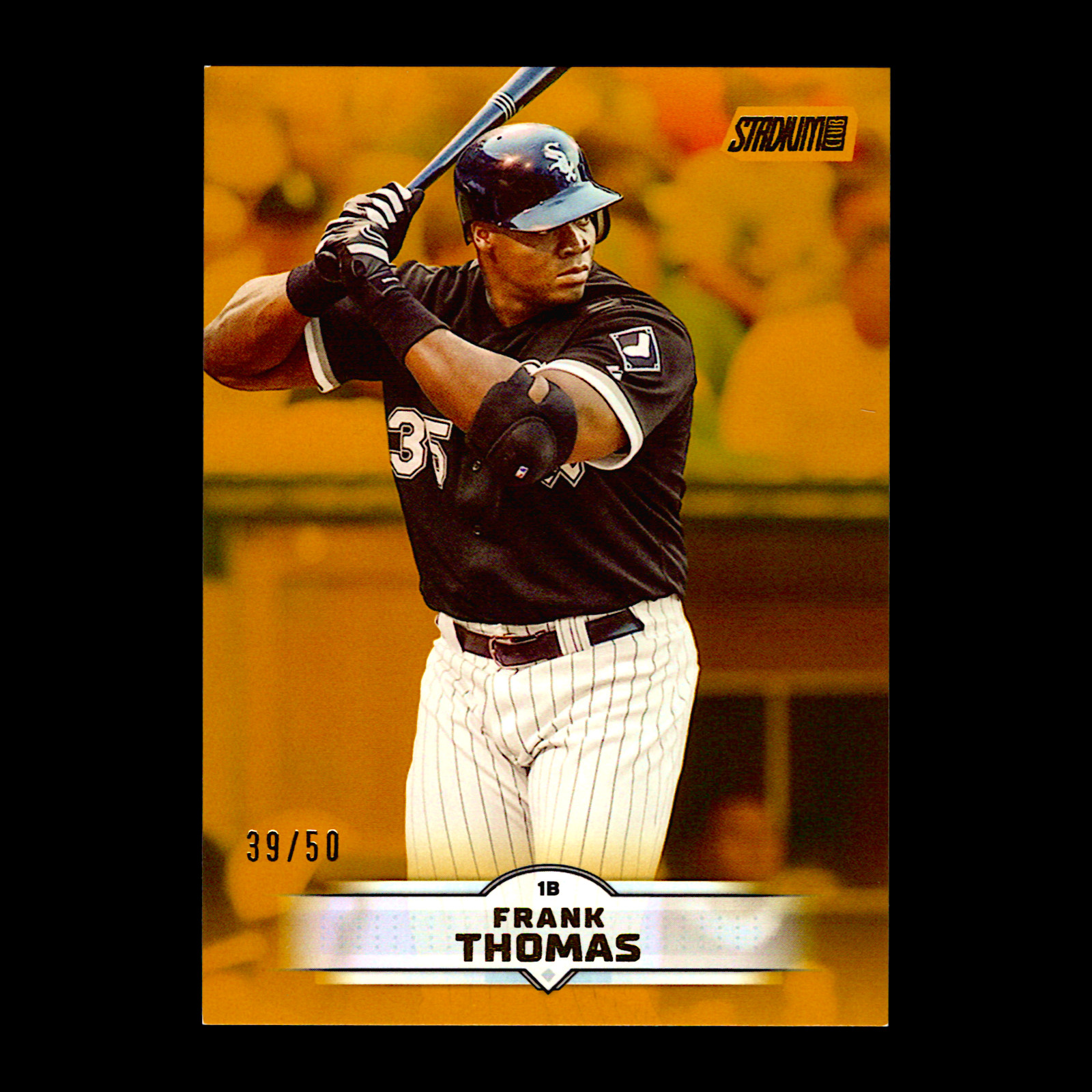 2025 Topps Stadium Club Frank Thomas Gold Foil #1 Chicago White Sox /50